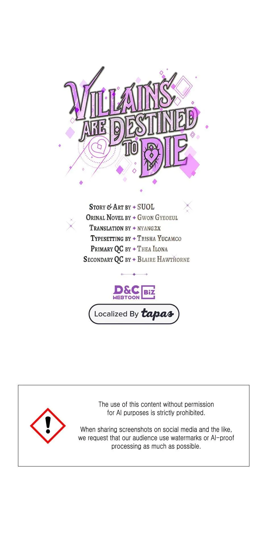 Read Villains Are Destined to Die Manga Online