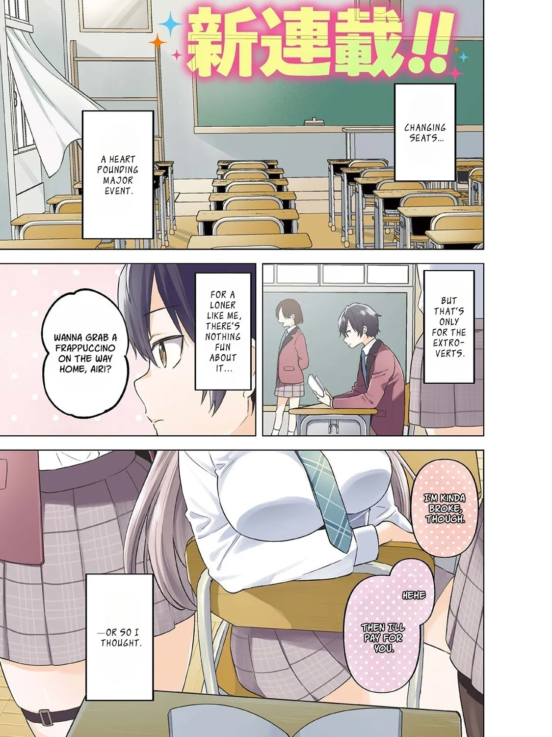 Read When the Introverted Me Got Surrounded by S-Tier Beauties After a Seat Change, a Secret Relationship Began Manga Online