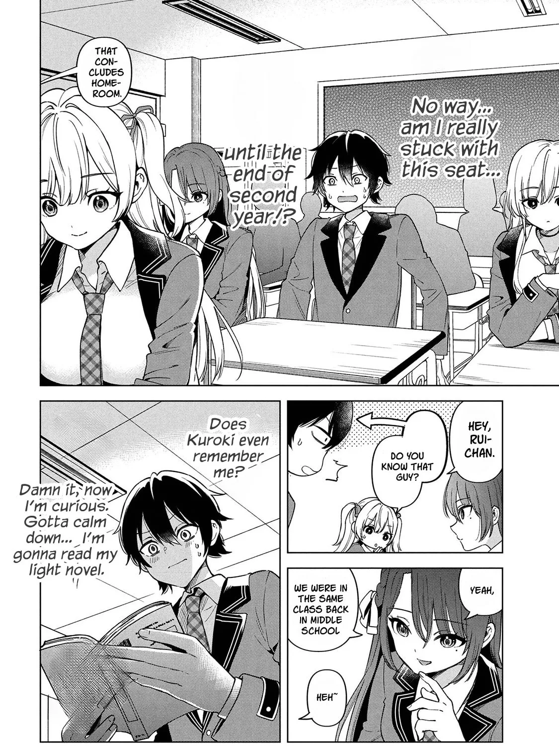 Read When the Introverted Me Got Surrounded by S-Tier Beauties After a Seat Change, a Secret Relationship Began Manga Online