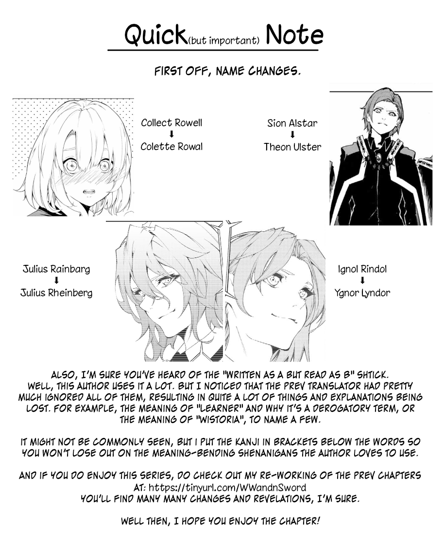 Read Wistoria's Wand and Sword EN Manga Online