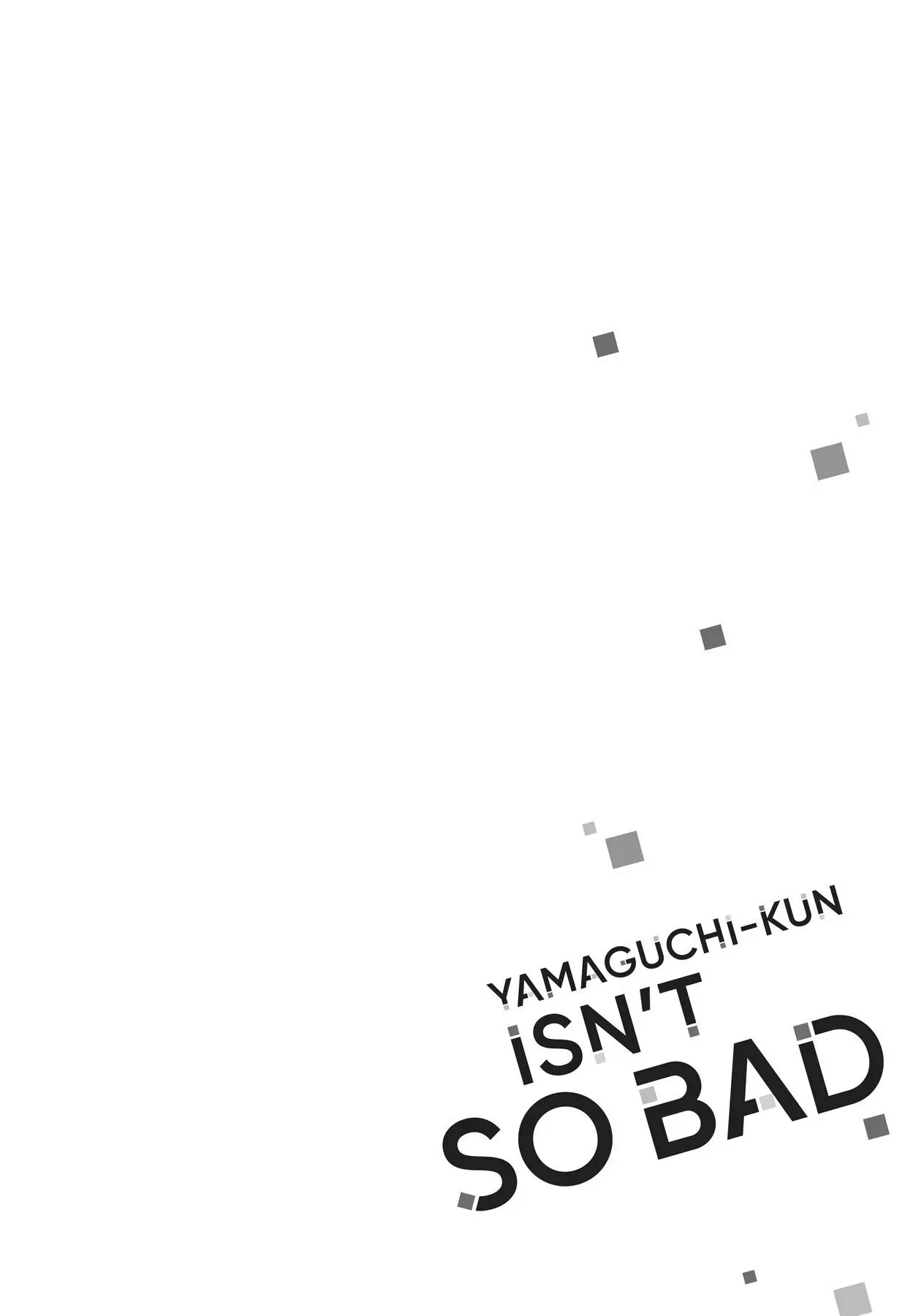 Read Yamaguchi-kun Isn’t So Bad EN Manga Online