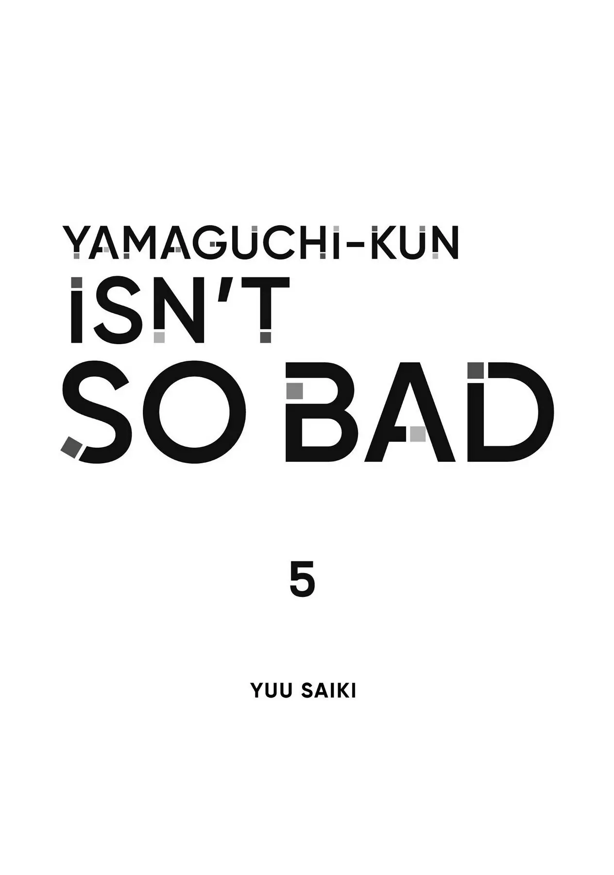 Read Yamaguchi-kun Isn’t So Bad EN Manga Online