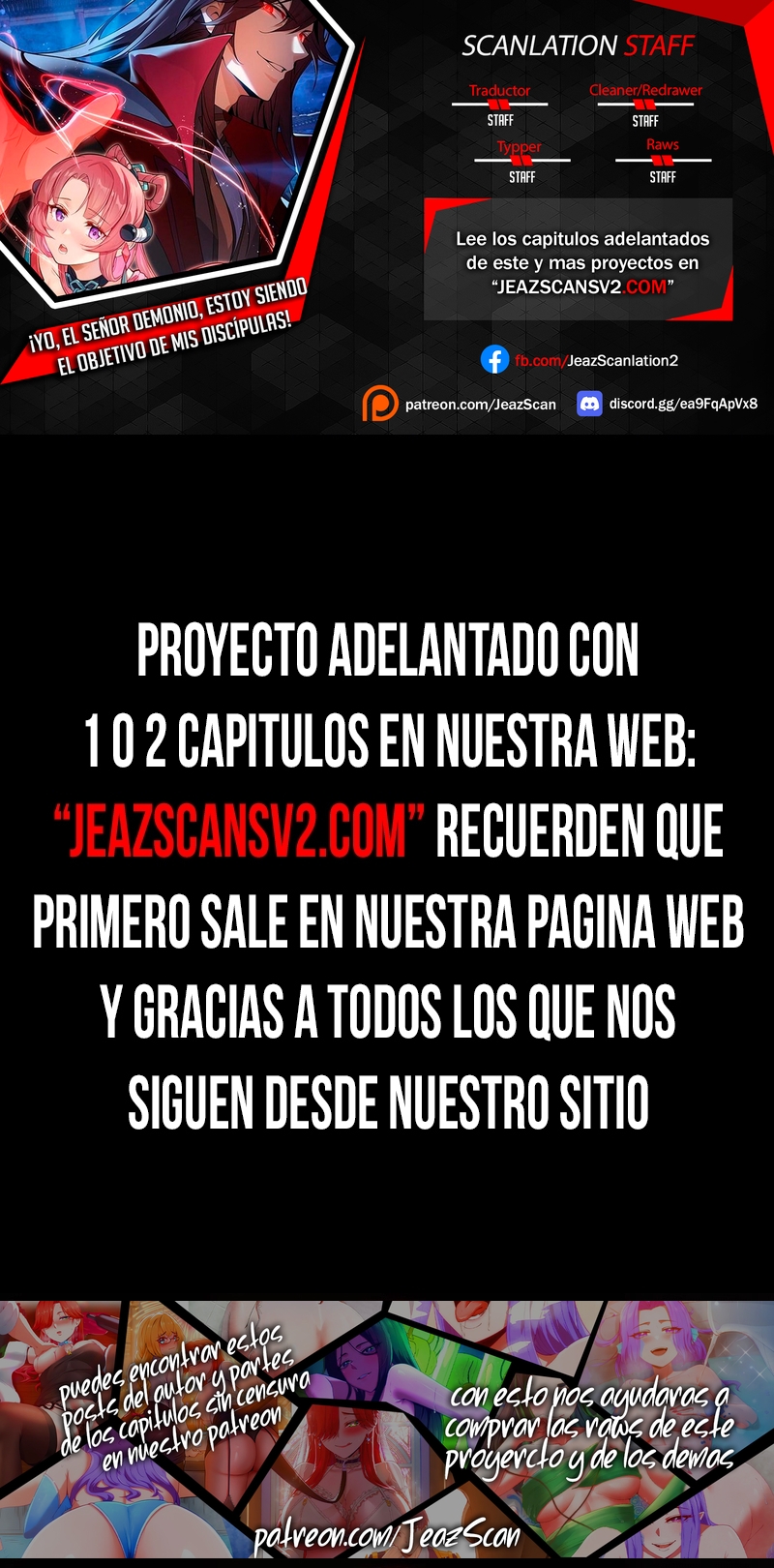 Read ¡Yo el Señor Demonio estoy siendo el objetivo de mis discípulas! ES Manga Online