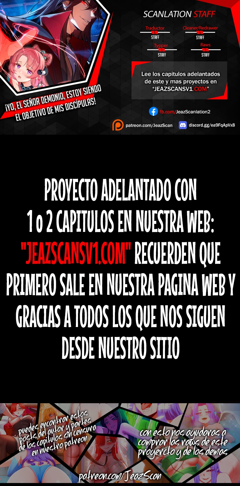 Read ¡Yo el Señor Demonio estoy siendo el objetivo de mis discípulas! ES Manga Online