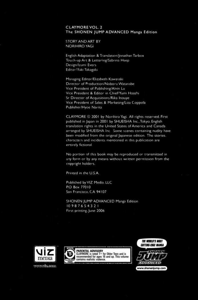 Read Claymore ES Manga Online