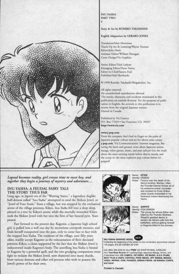 Read Inuyasha ES Manga Online