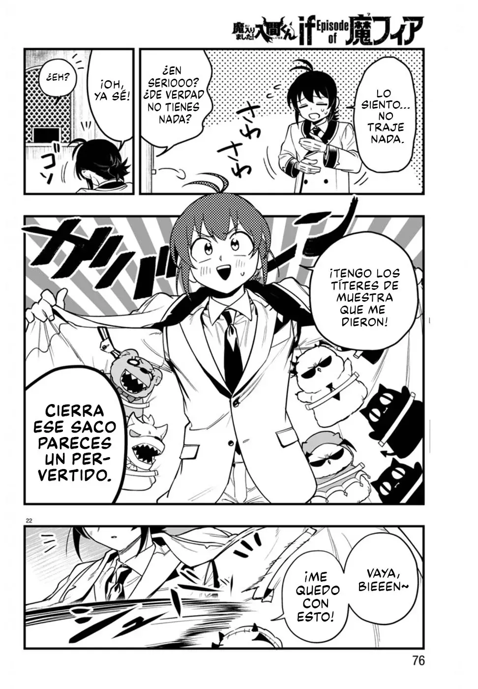 Read Iruma-kun_ if mafia ES Manga Online