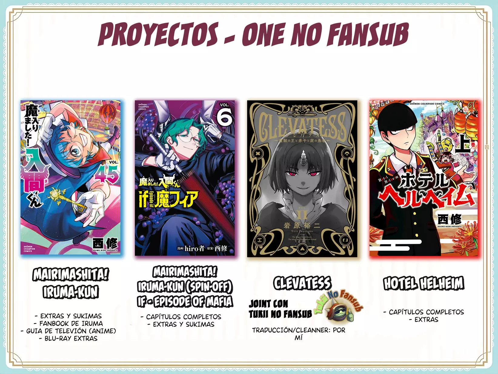 Read Iruma-kun_ if mafia ES Manga Online