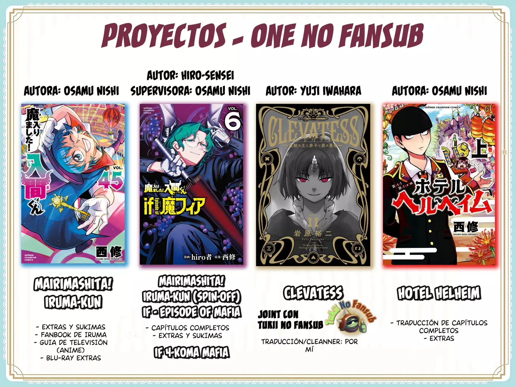 Read Iruma-kun_ if mafia ES Manga Online