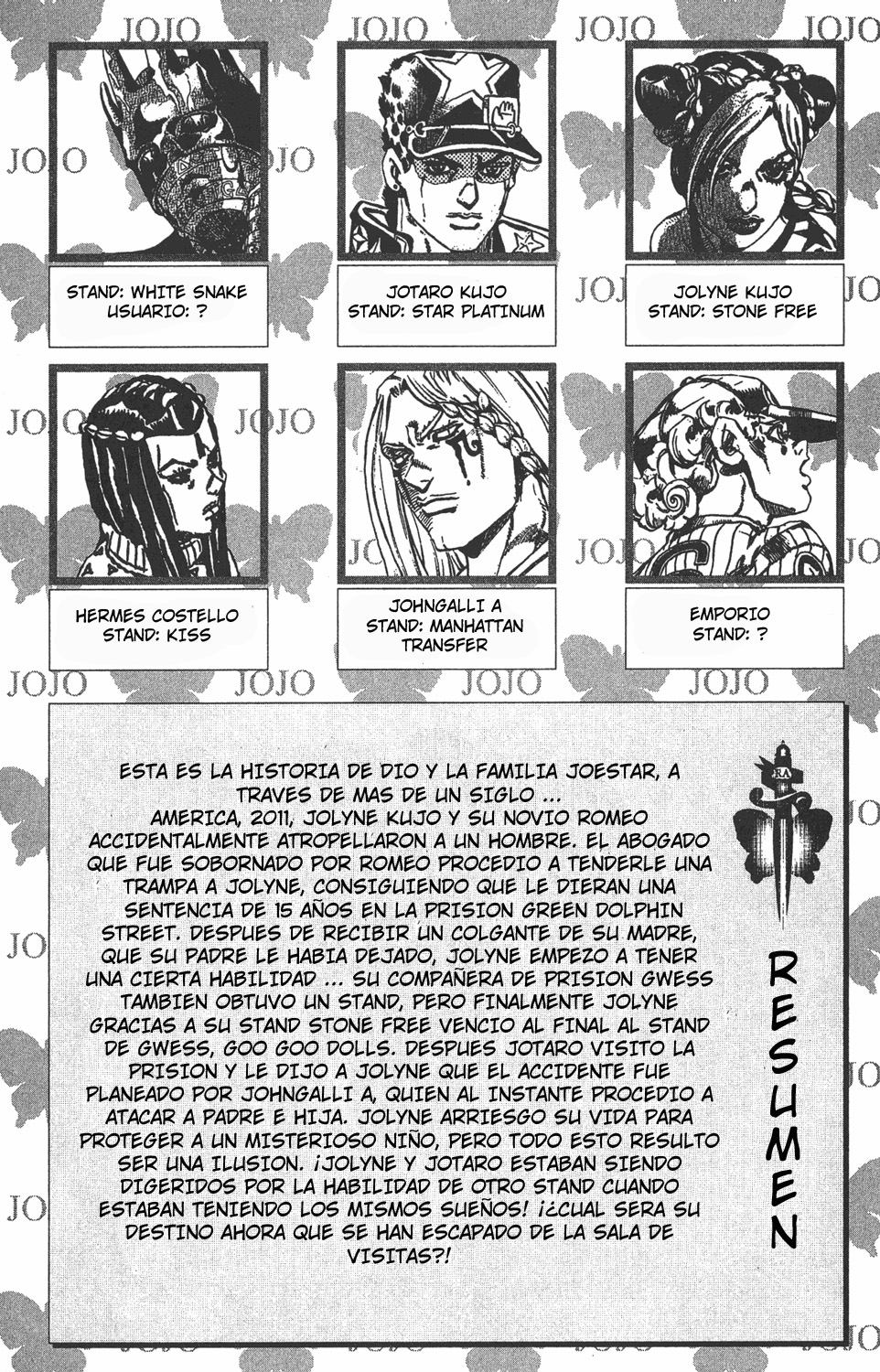 Read JoJo's Bizarre Adventure ES Manga Online