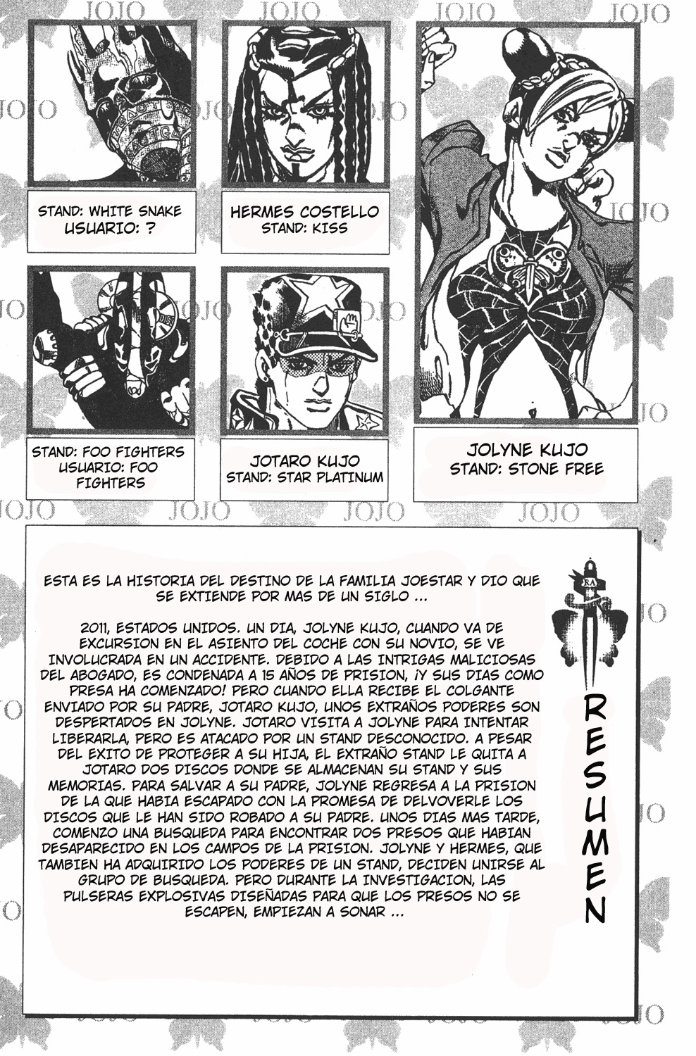 Read JoJo's Bizarre Adventure ES Manga Online