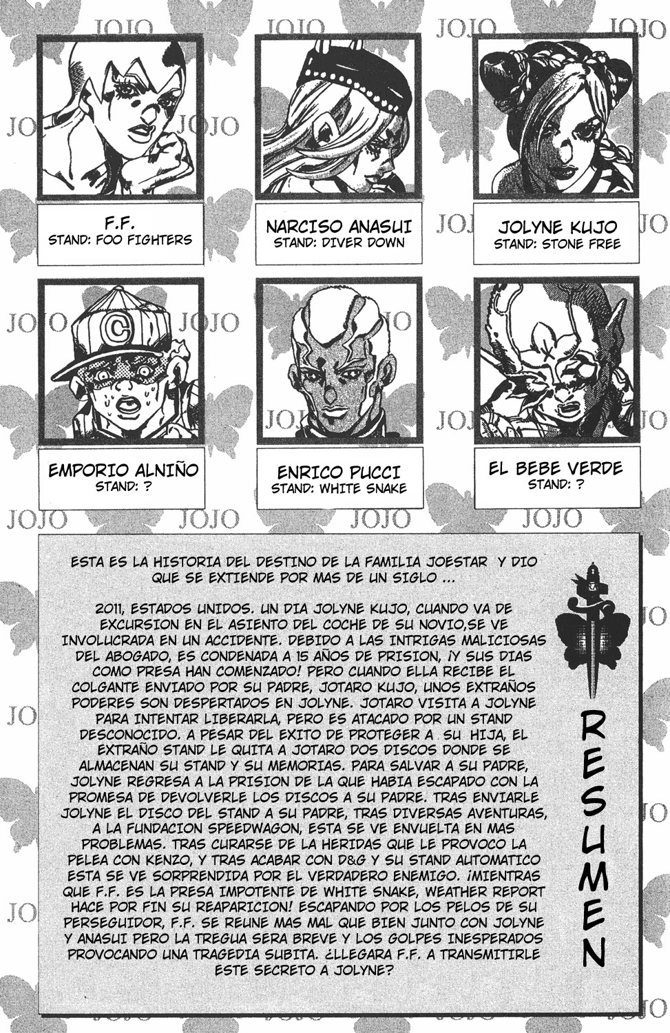 Read JoJo's Bizarre Adventure ES Manga Online