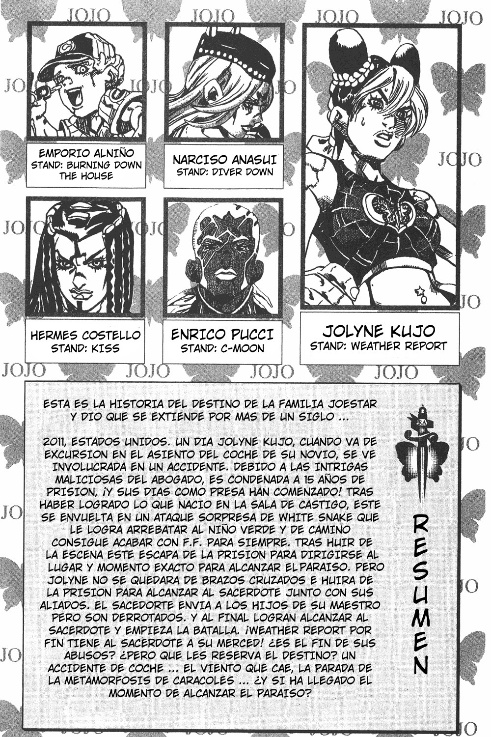 Read JoJo's Bizarre Adventure ES Manga Online