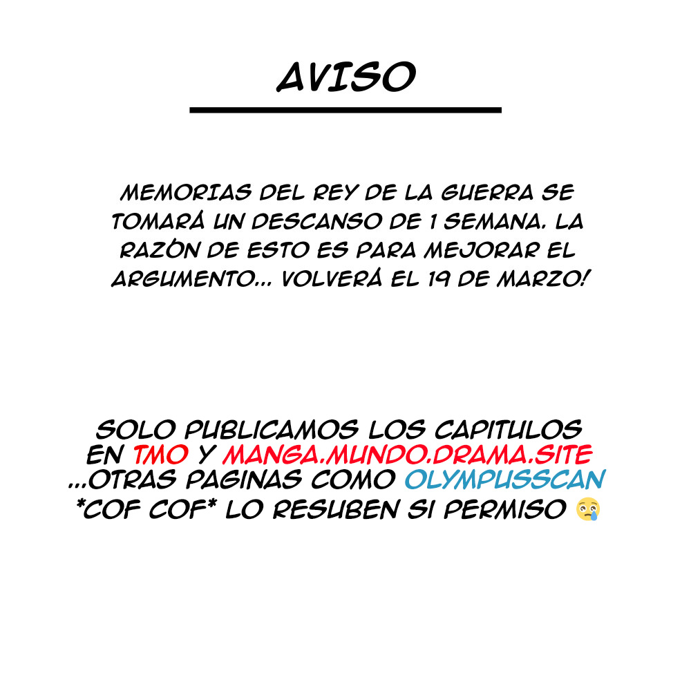 Read Memorias del Rey de la Guerra ES Manga Online