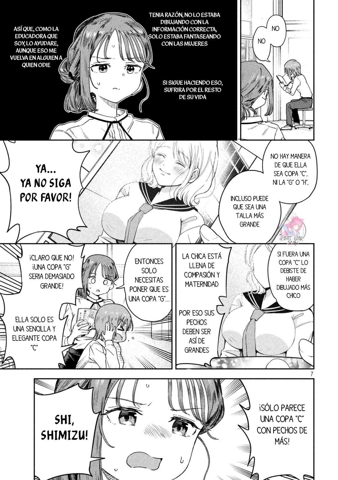 Read Myo-chan Sensei Wa Kaku Katariki ES Manga Online