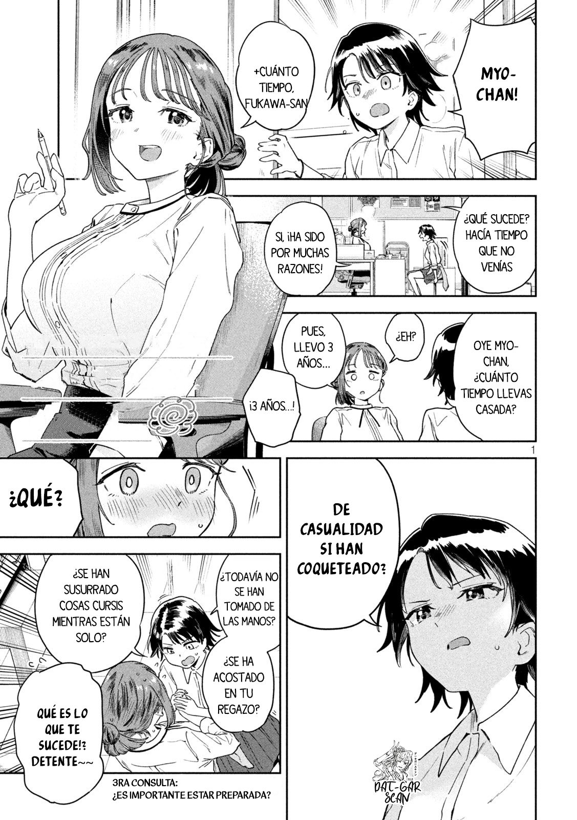 Read Myo-chan Sensei Wa Kaku Katariki ES Manga Online