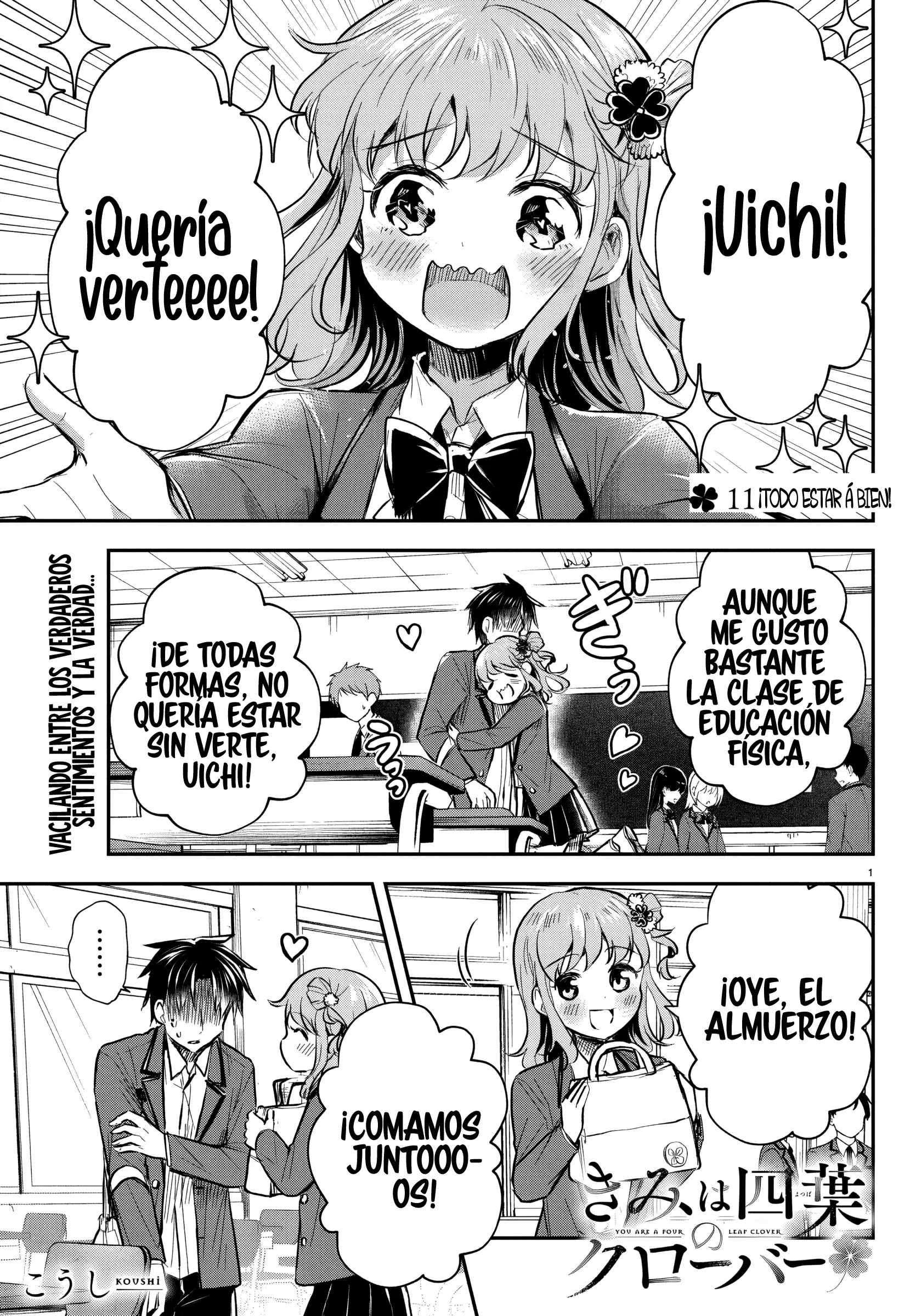 Read Tú eres como un trébol de cuatro hojas ES Manga Online