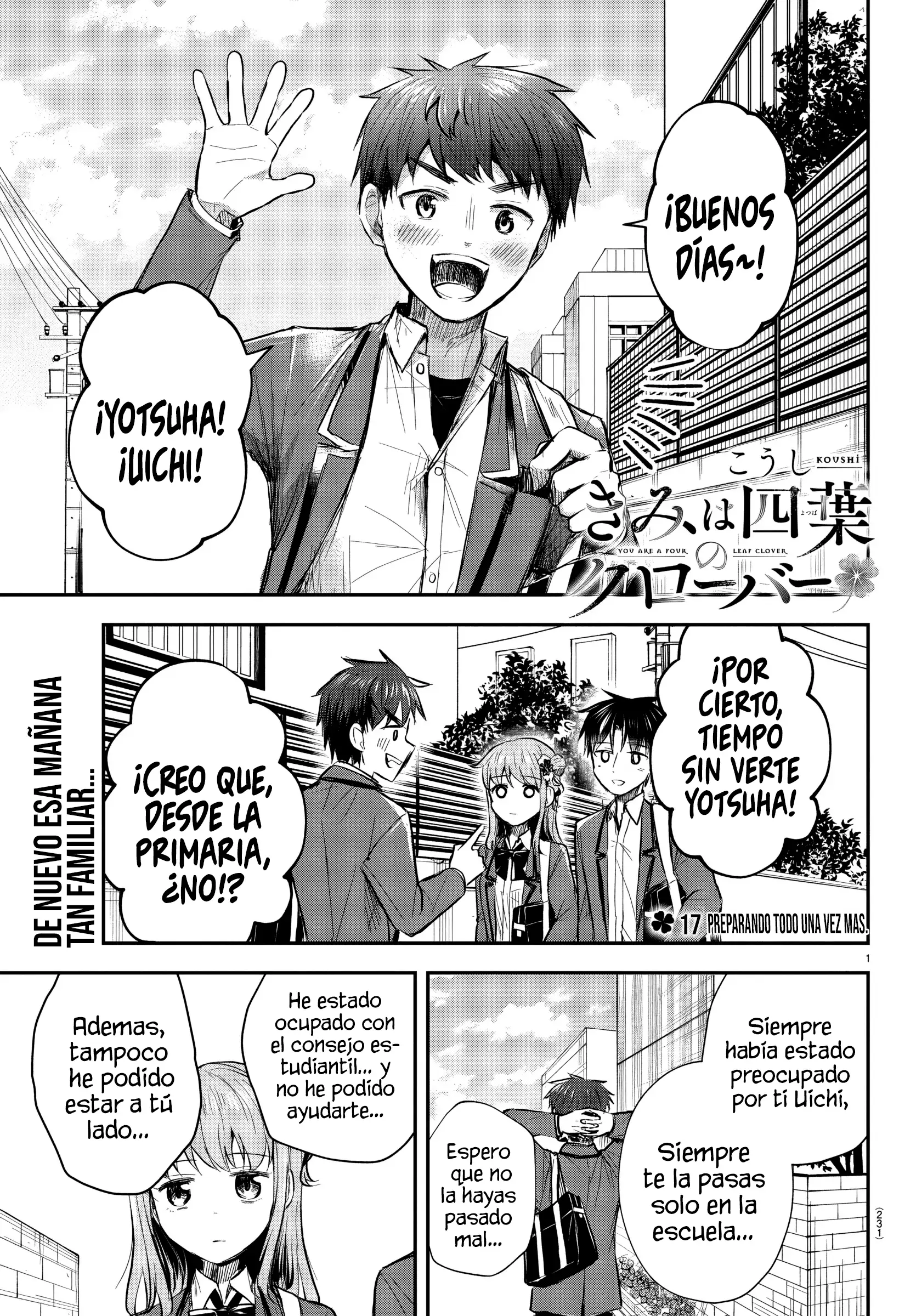Read Tú eres como un trébol de cuatro hojas ES Manga Online