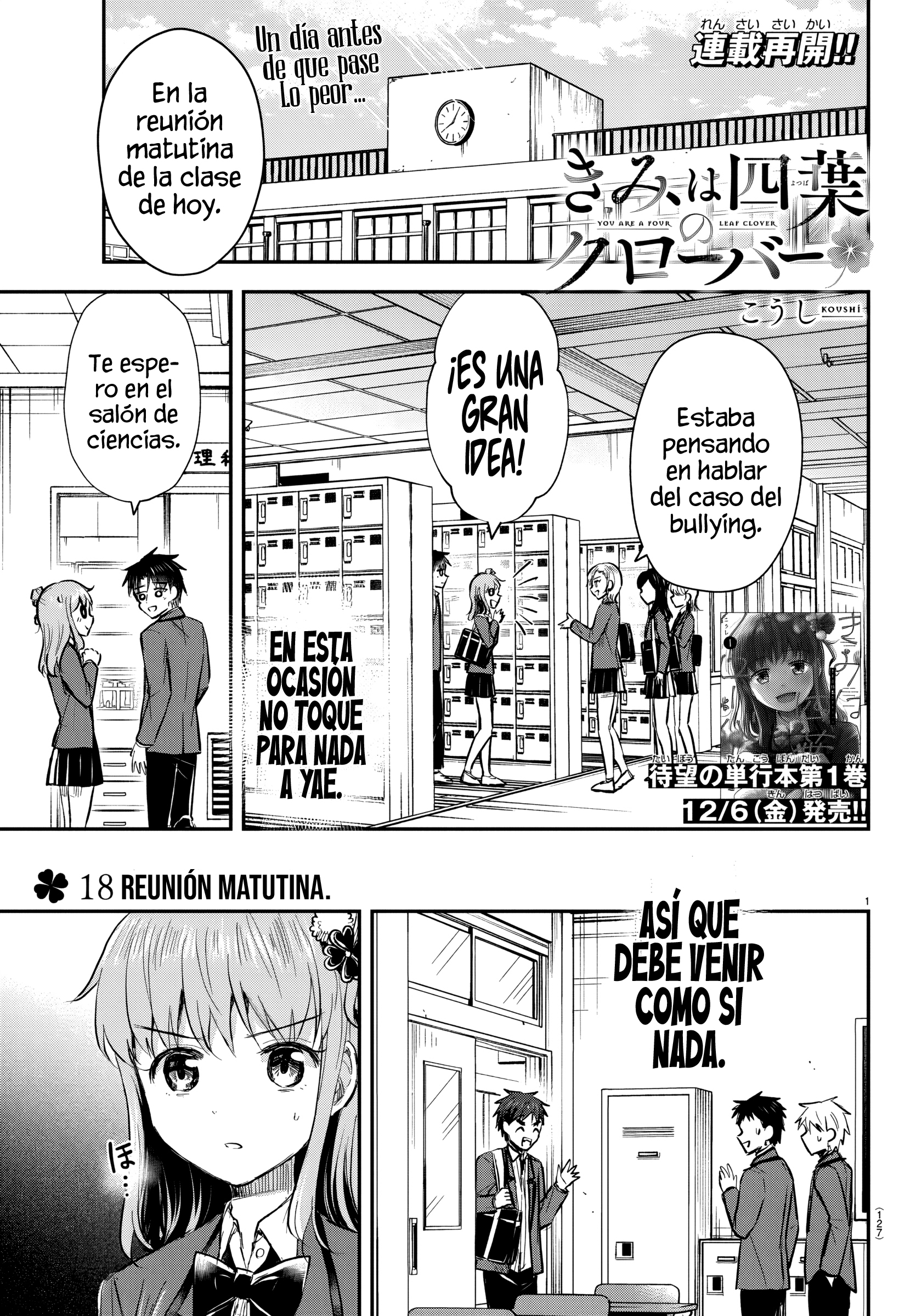 Read Tú eres como un trébol de cuatro hojas ES Manga Online