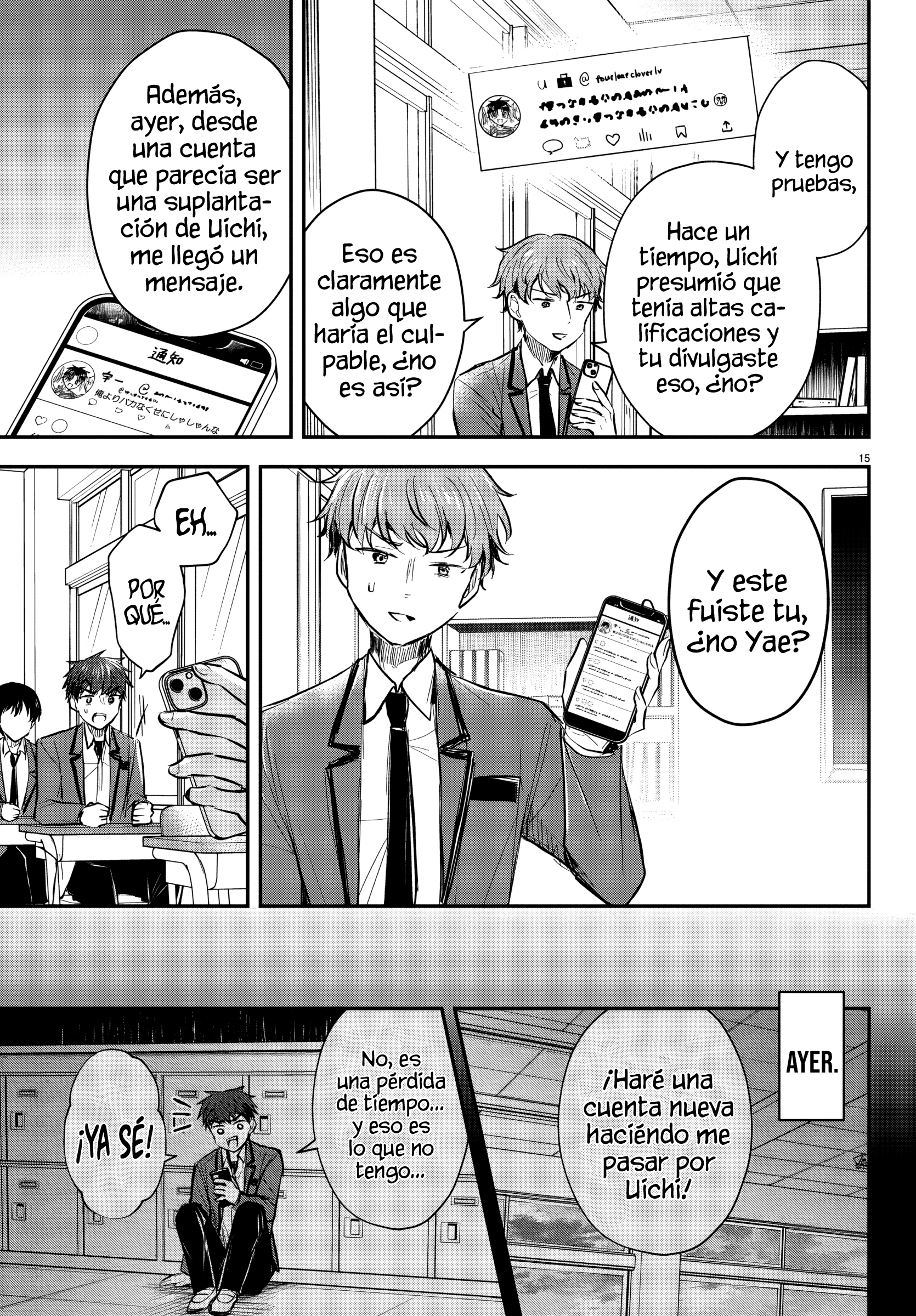 Read Tú eres como un trébol de cuatro hojas ES Manga Online