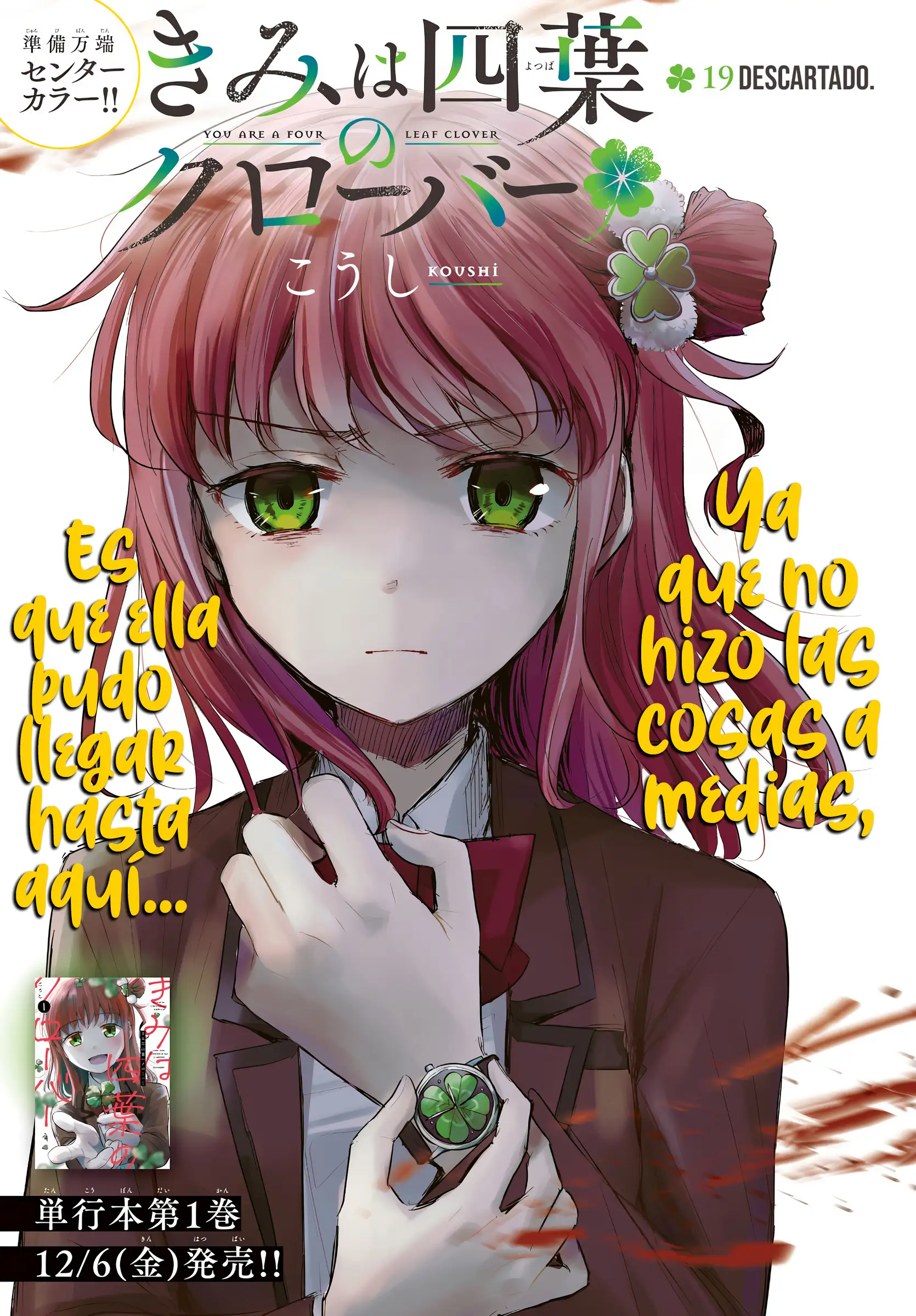 Read Tú eres como un trébol de cuatro hojas ES Manga Online