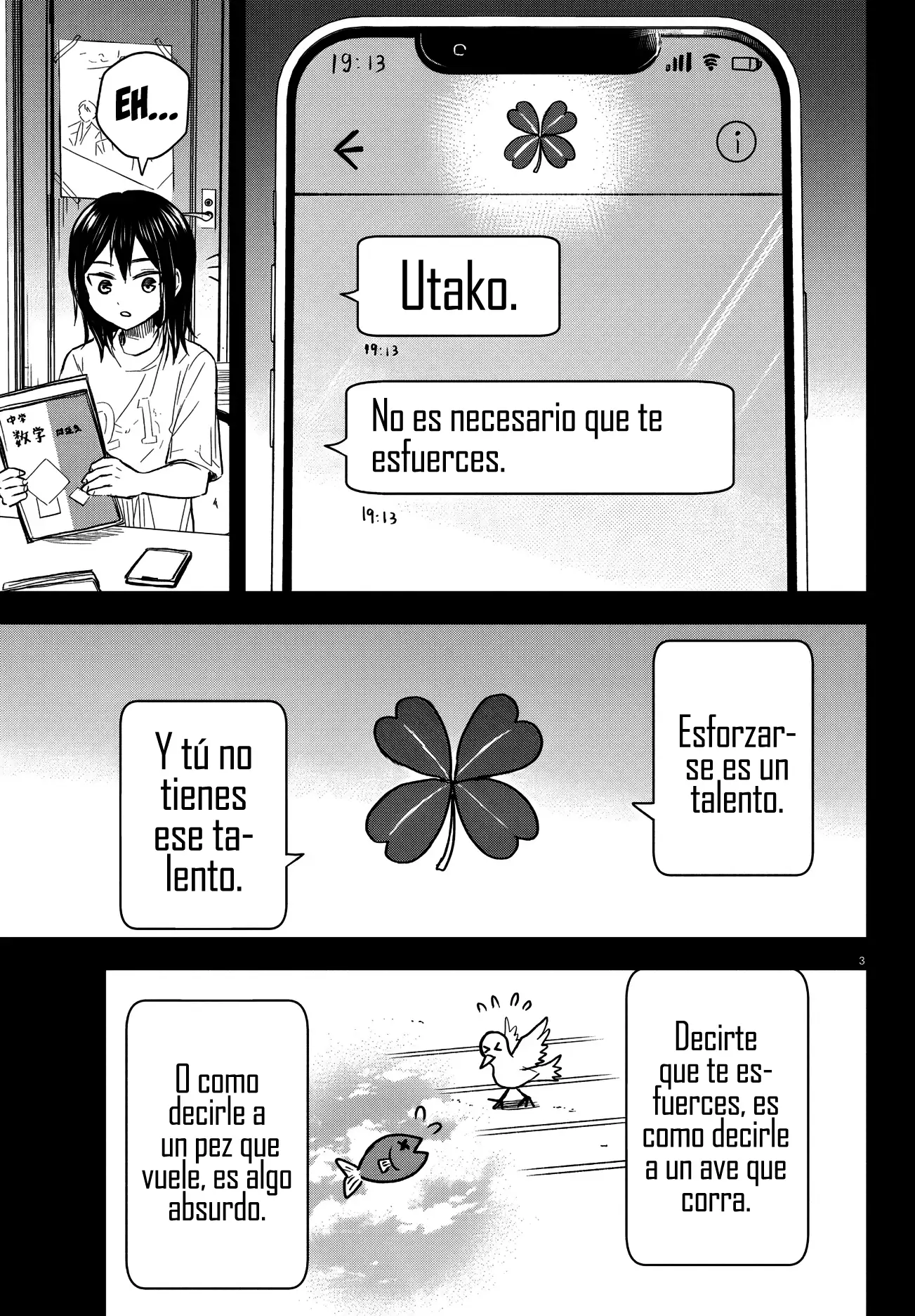 Read Tú eres como un trébol de cuatro hojas ES Manga Online