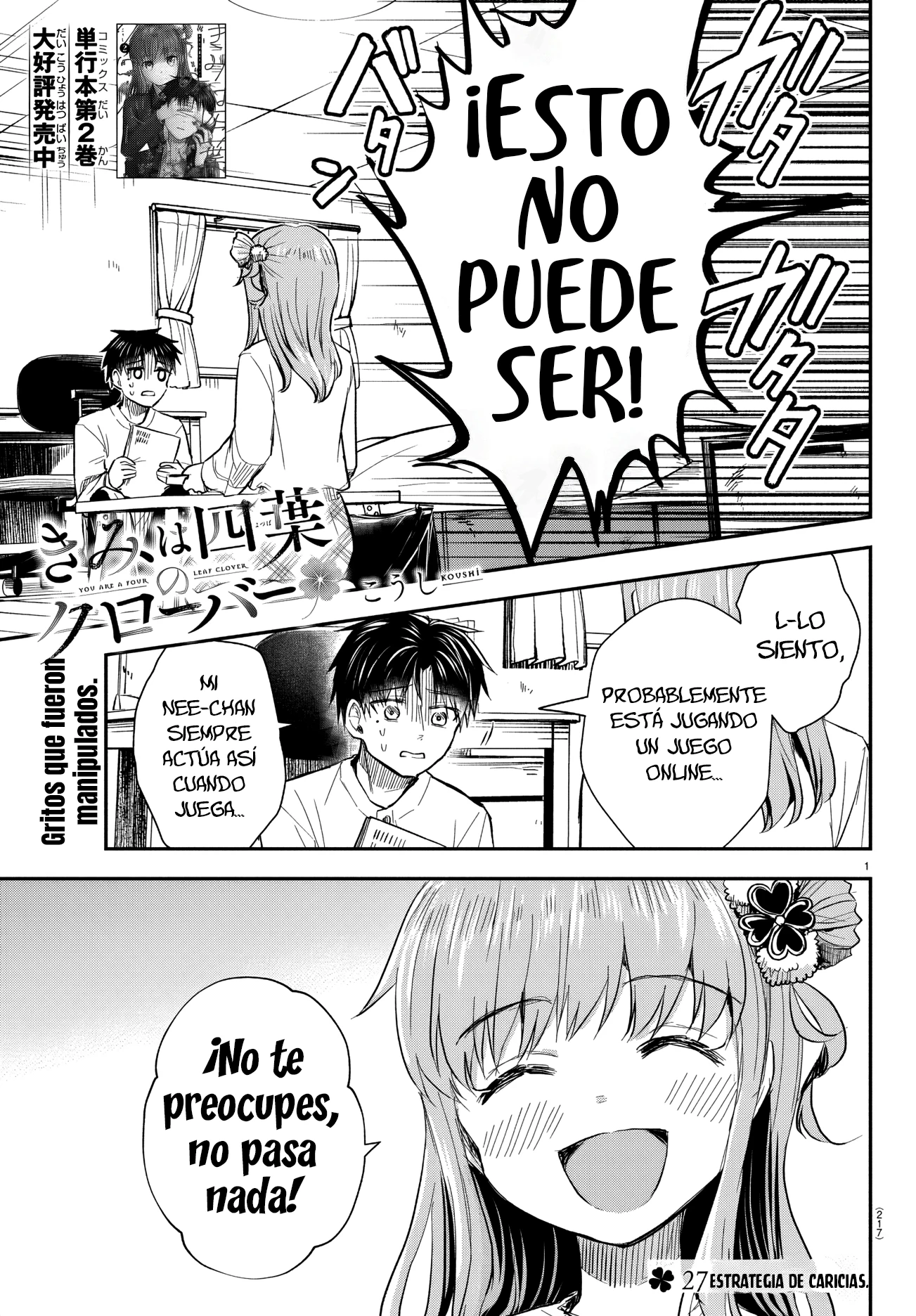 Read Tú eres como un trébol de cuatro hojas ES Manga Online
