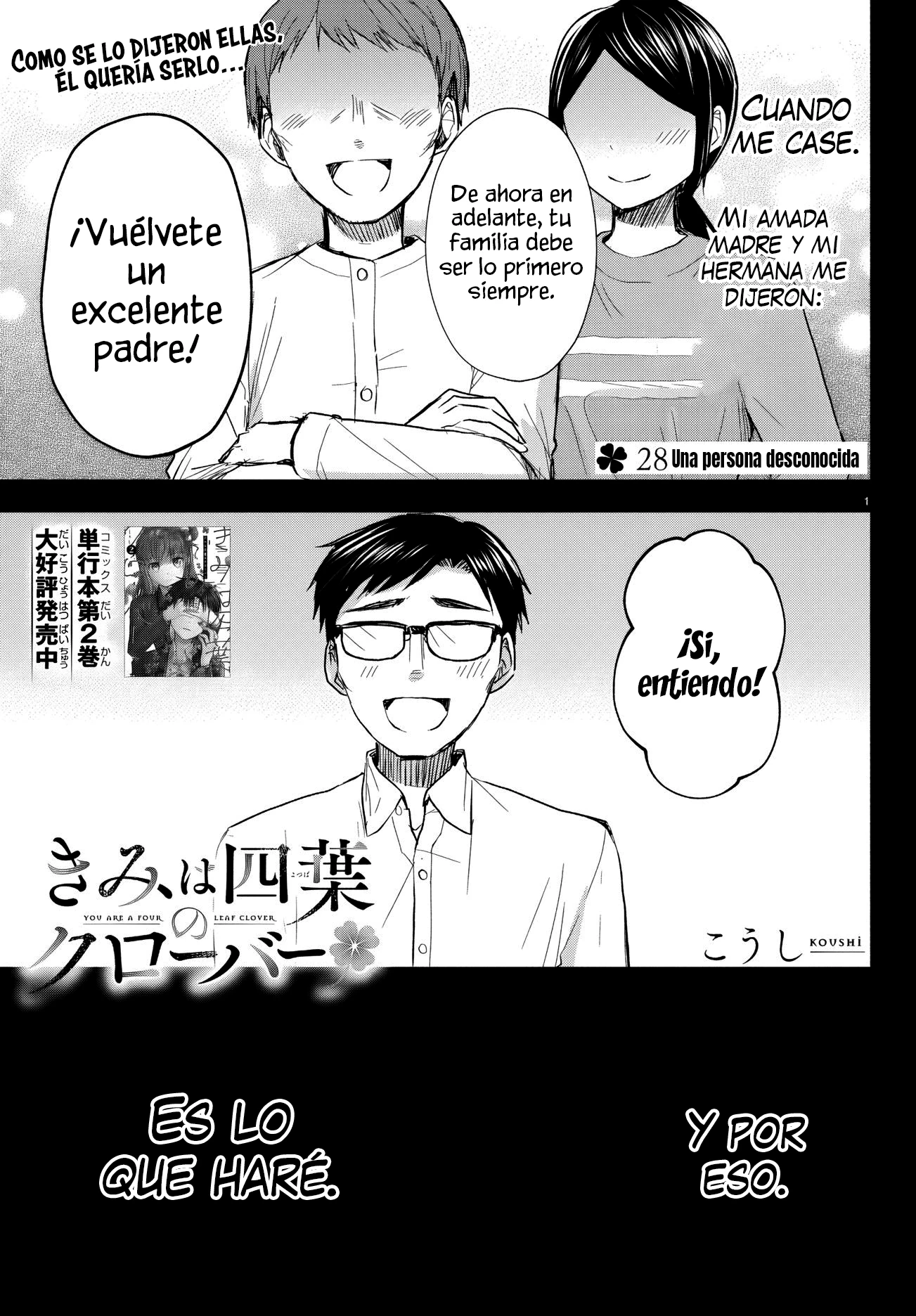 Read Tú eres como un trébol de cuatro hojas ES Manga Online