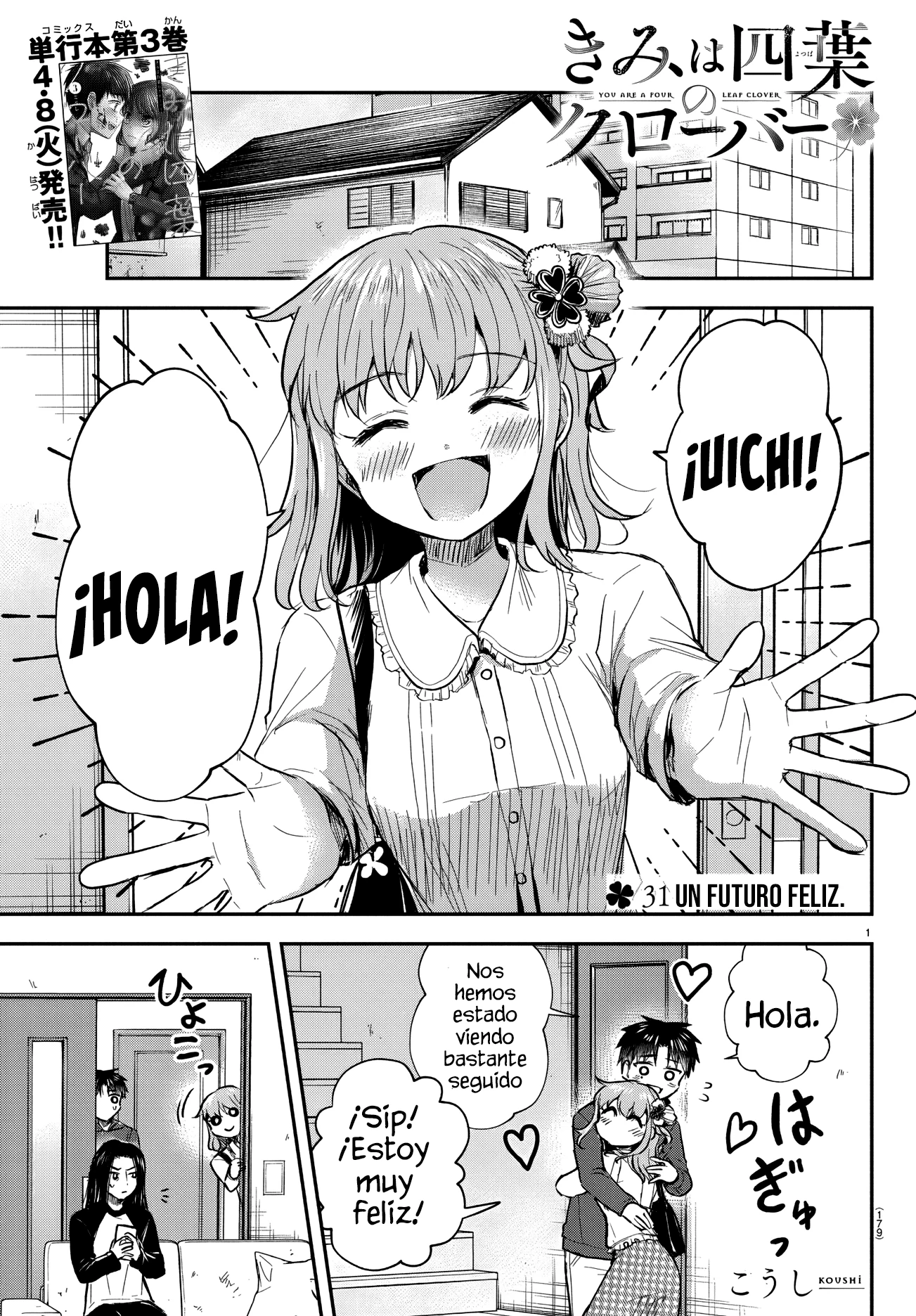 Read Tú eres como un trébol de cuatro hojas ES Manga Online