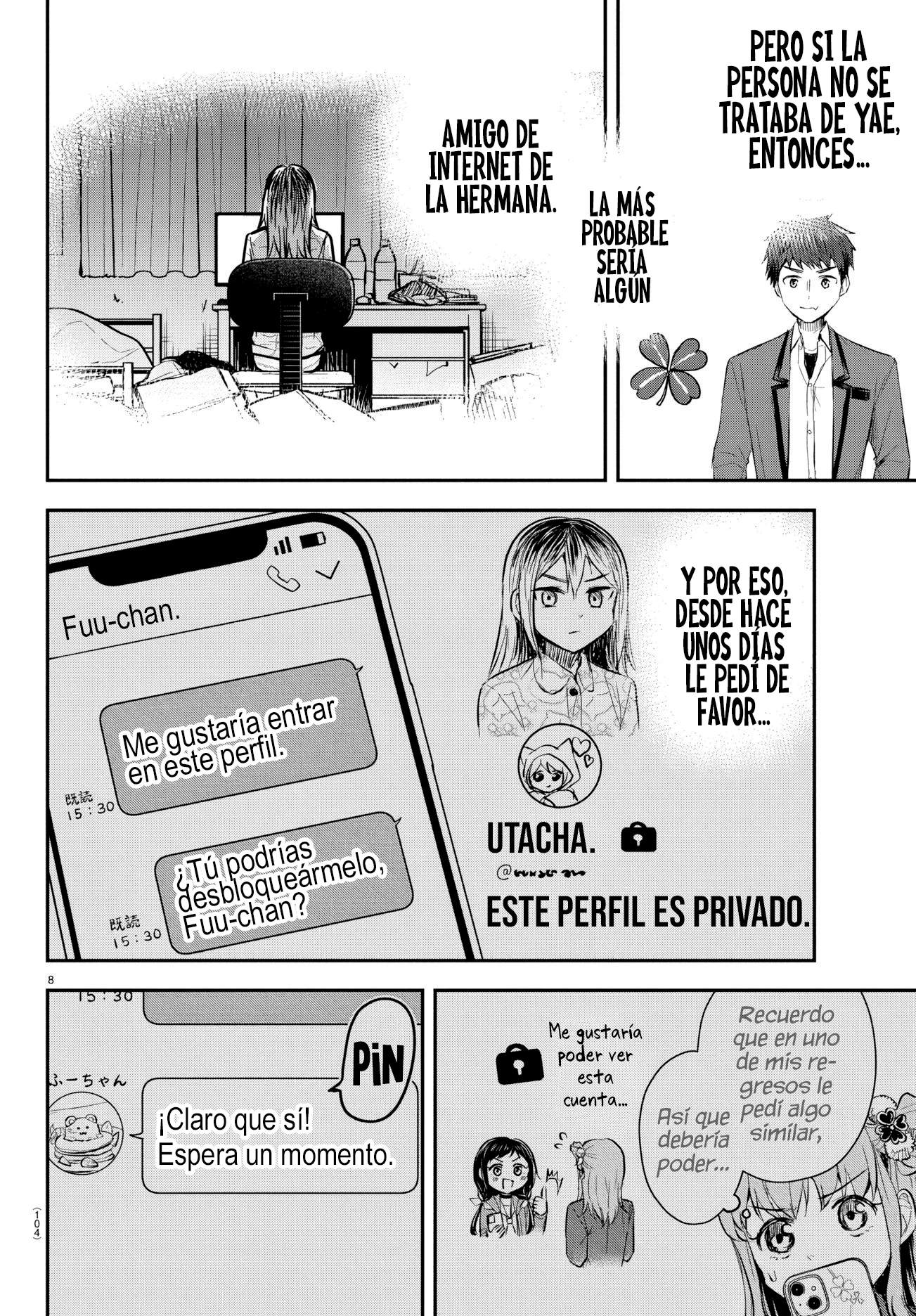 Read Tú eres como un trébol de cuatro hojas ES Manga Online