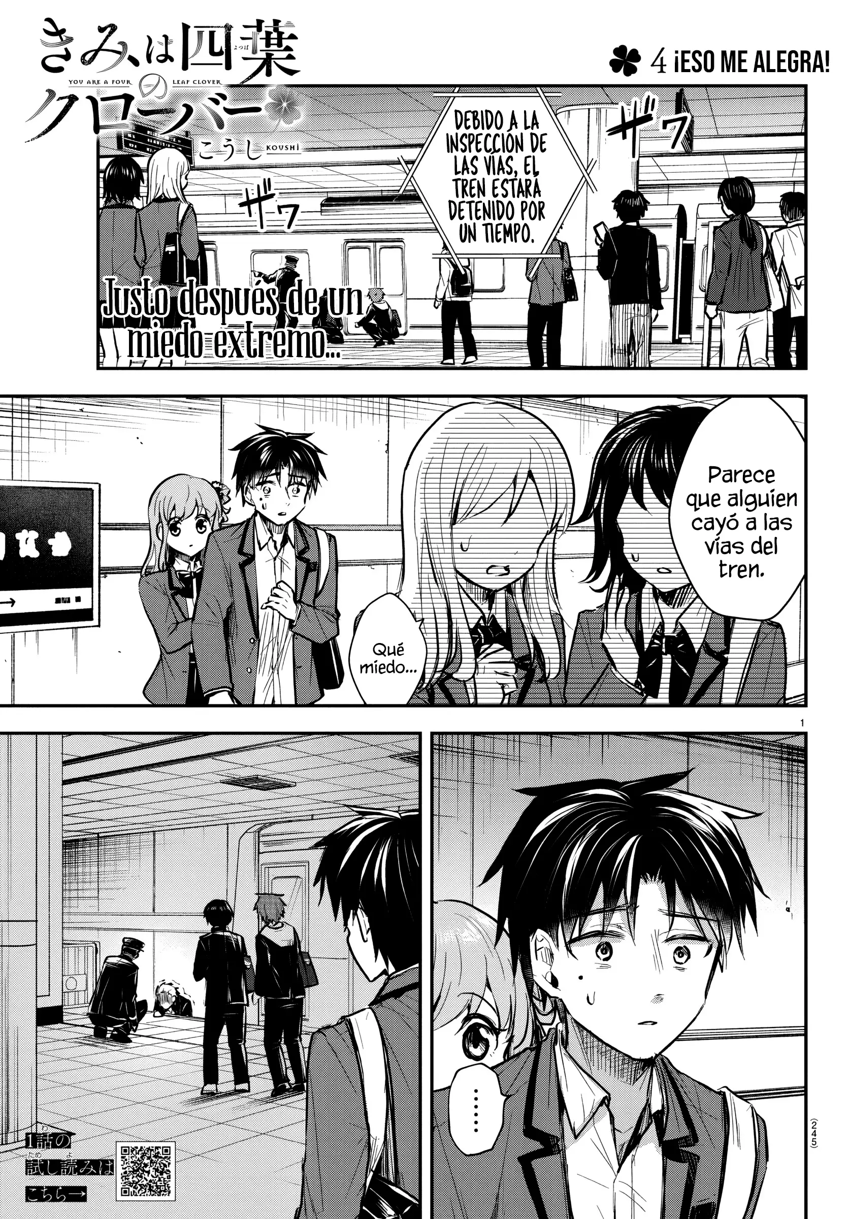 Read Tú eres como un trébol de cuatro hojas ES Manga Online