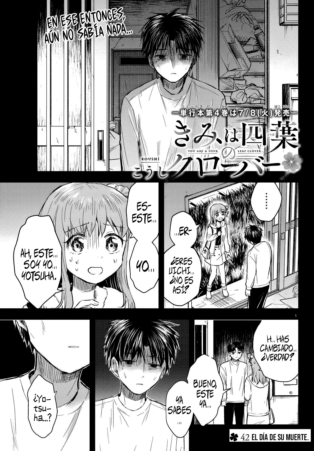 Read Tú eres como un trébol de cuatro hojas ES Manga Online