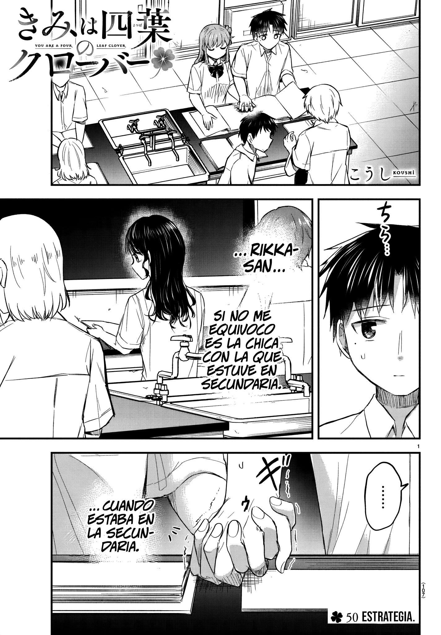 Read Tú eres como un trébol de cuatro hojas ES Manga Online