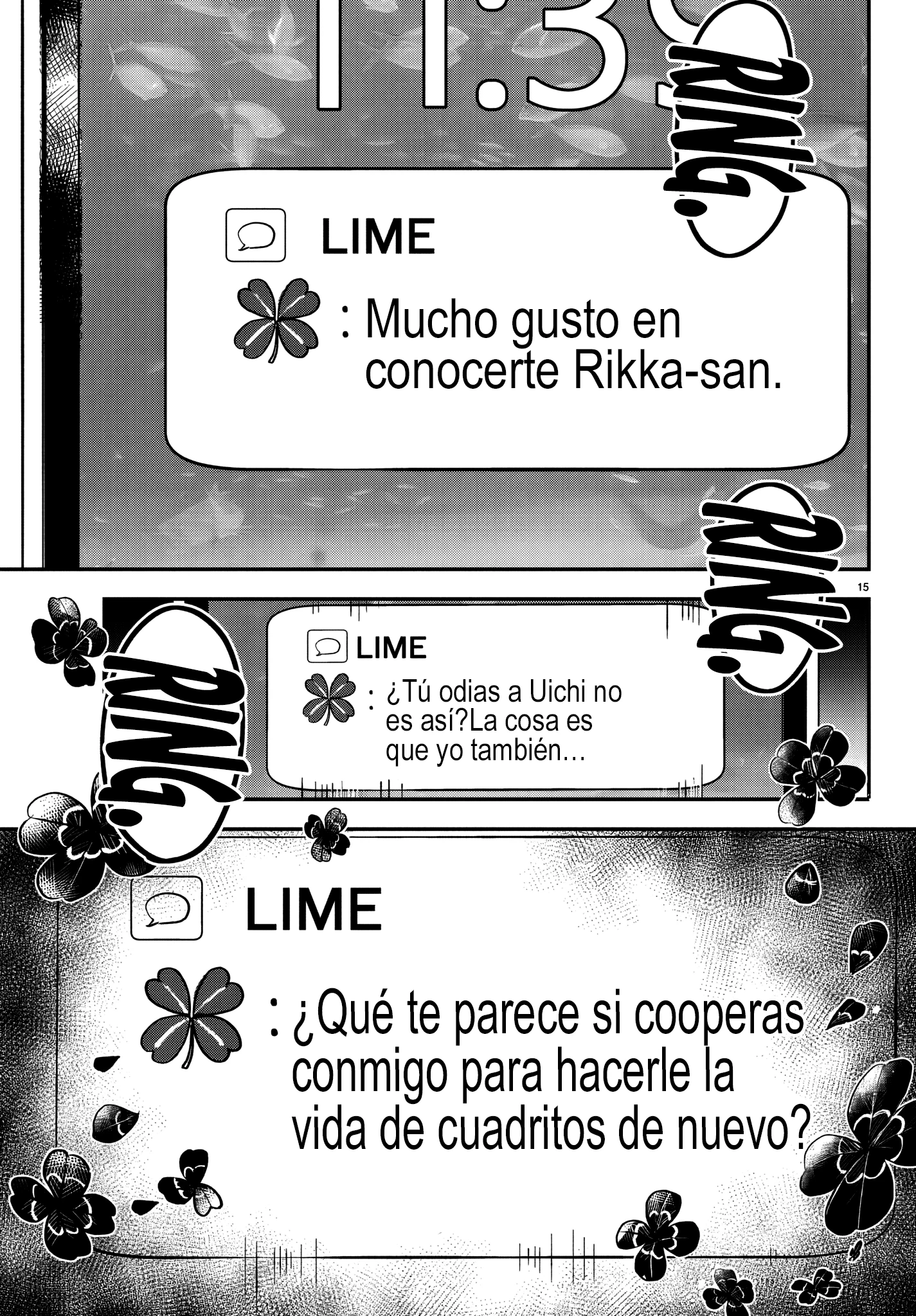 Read Tú eres como un trébol de cuatro hojas ES Manga Online