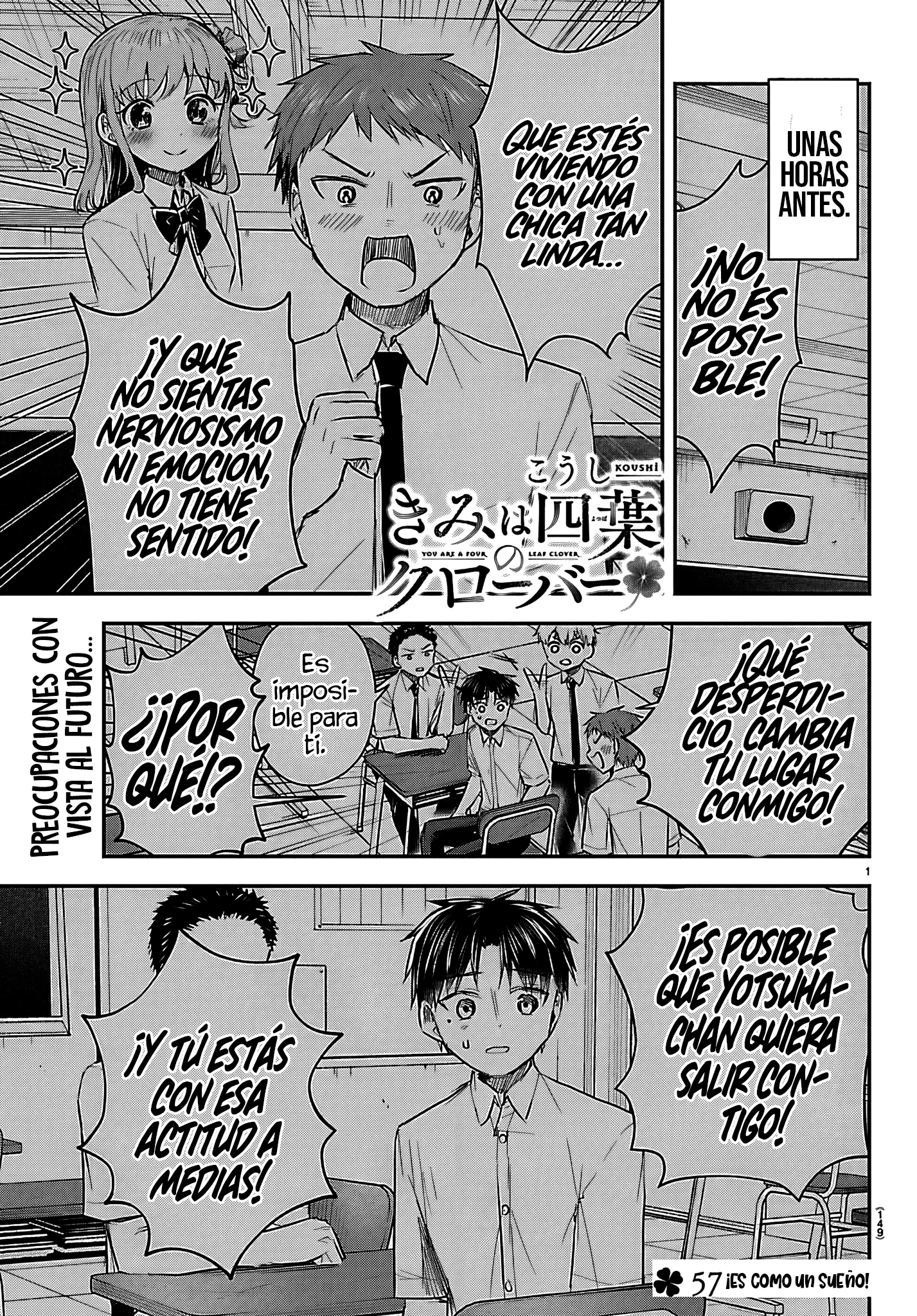 Read Tú eres como un trébol de cuatro hojas ES Manga Online