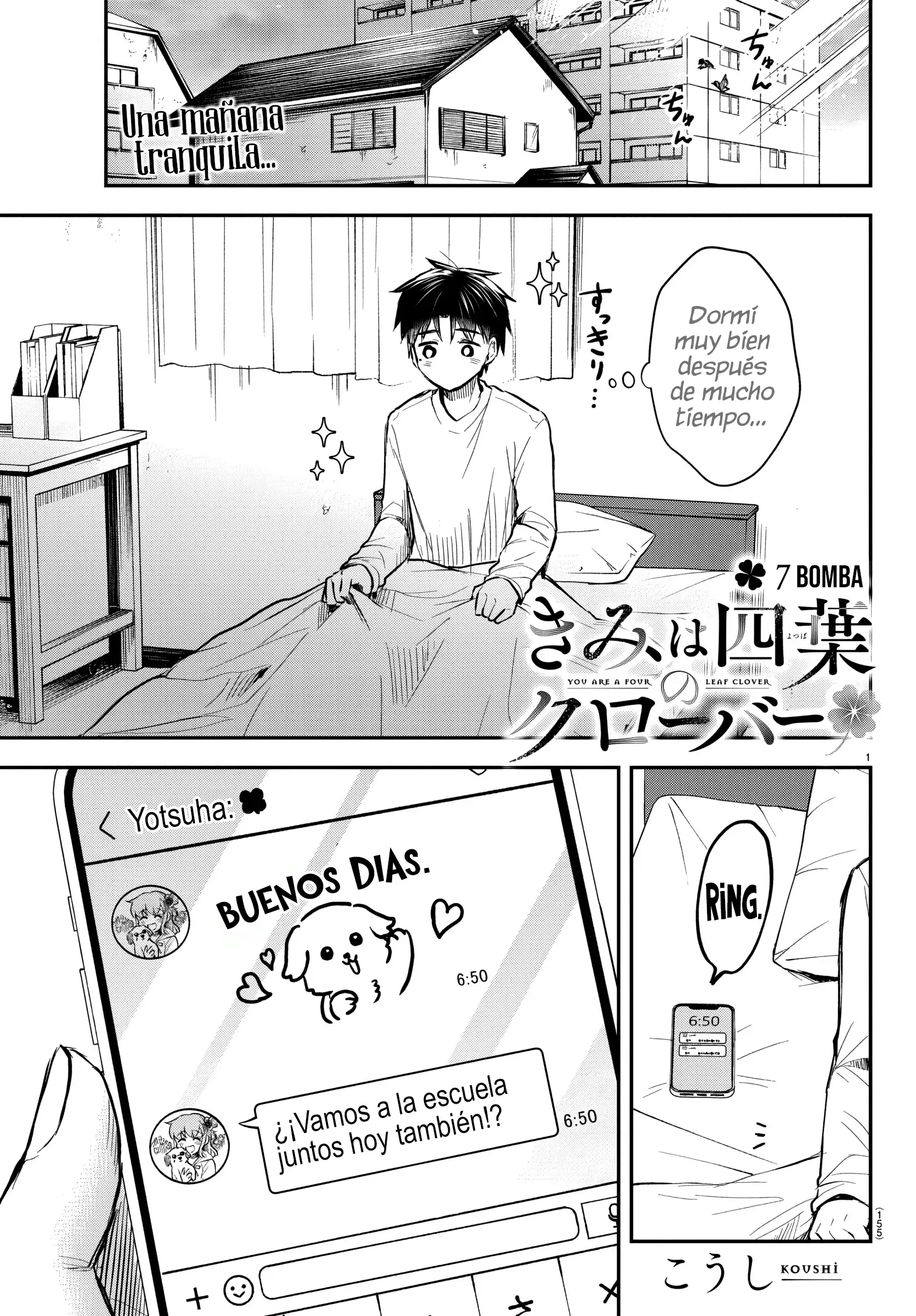 Read Tú eres como un trébol de cuatro hojas ES Manga Online