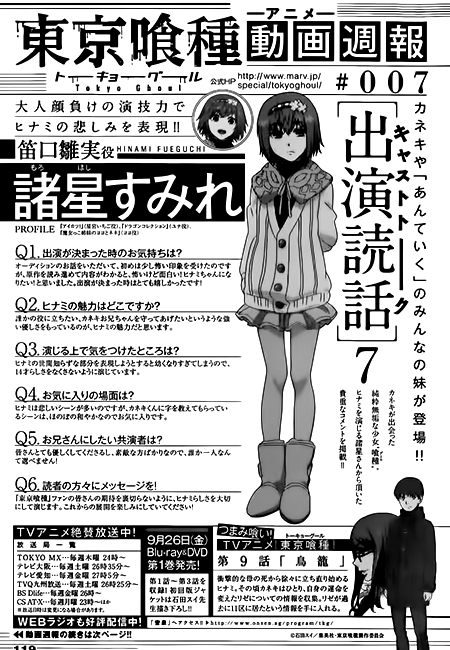 Read Tokyo Ghoul ES Manga Online