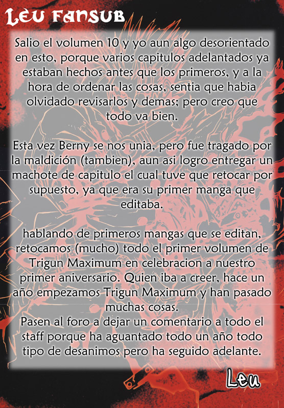 Read Trigun Maximum ES Manga Online