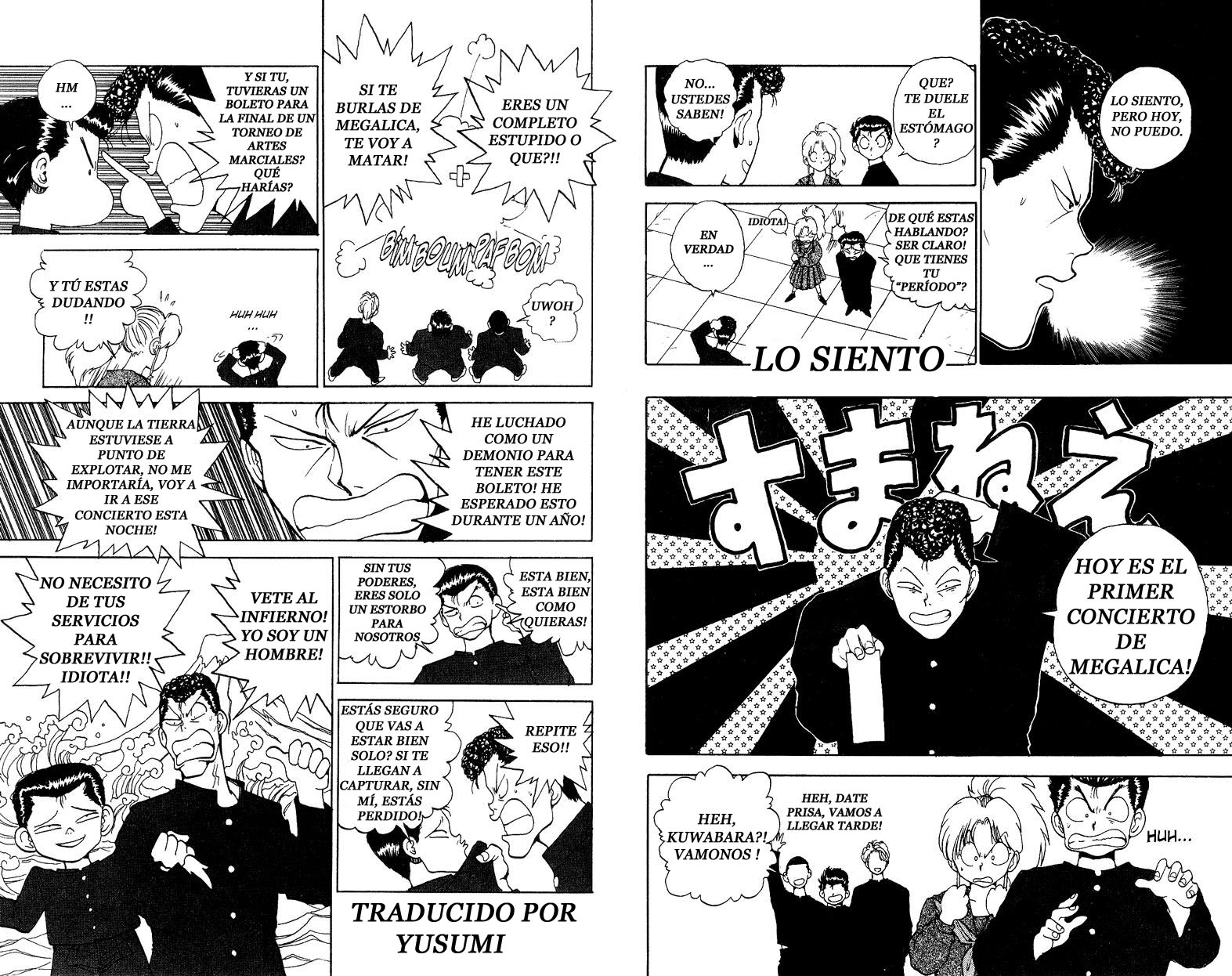 Read Yu Yu Hakusho ES Manga Online