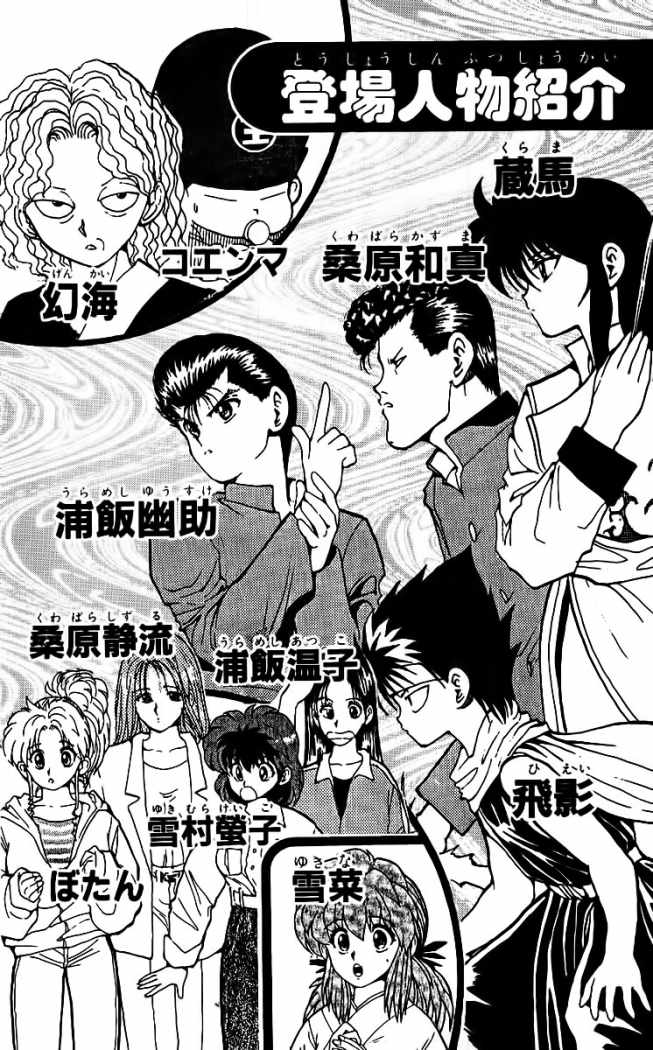 Read Yu Yu Hakusho ES Manga Online