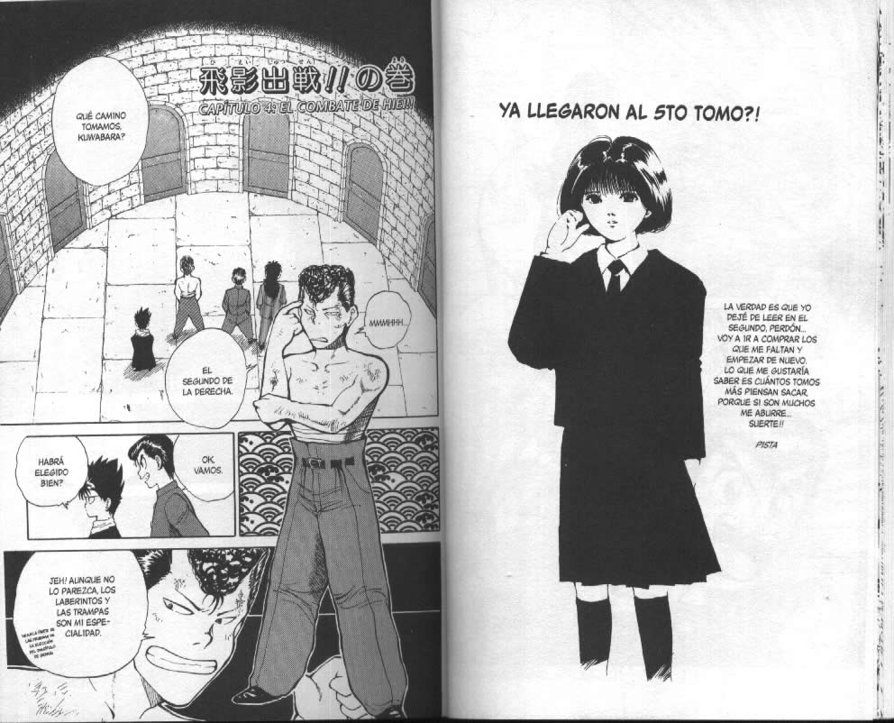 Read Yu Yu Hakusho ES Manga Online