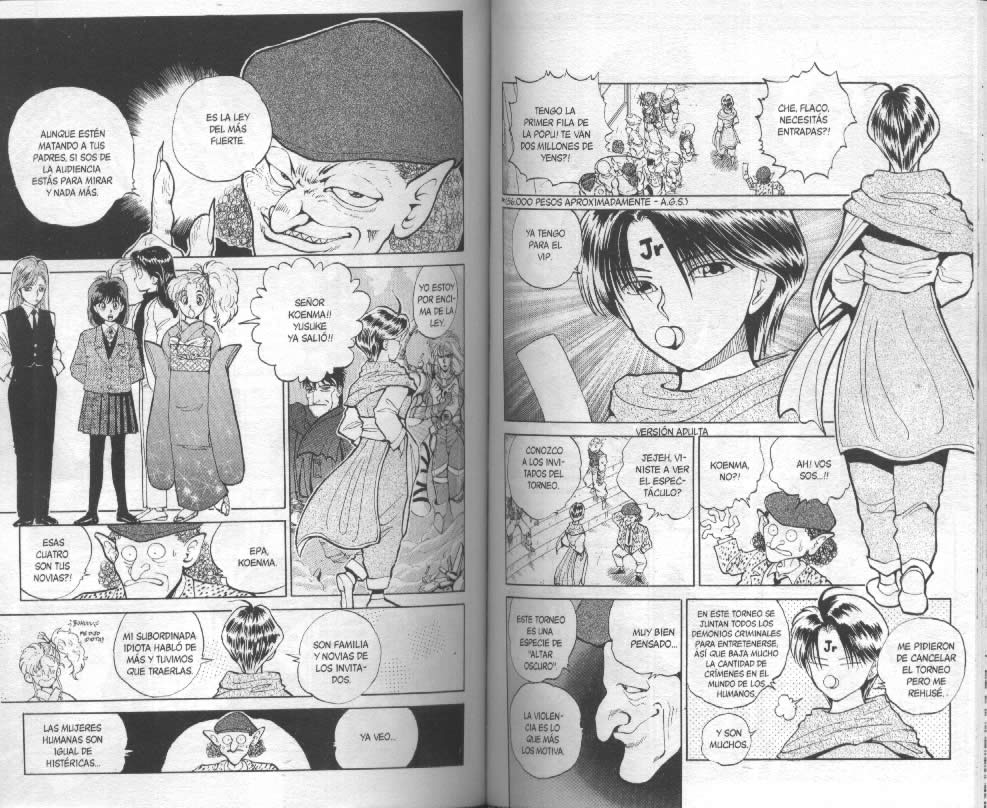 Read Yu Yu Hakusho ES Manga Online
