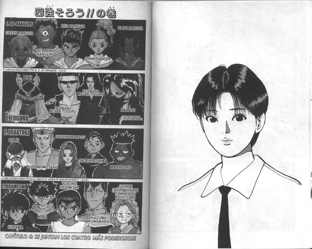 Read Yu Yu Hakusho ES Manga Online