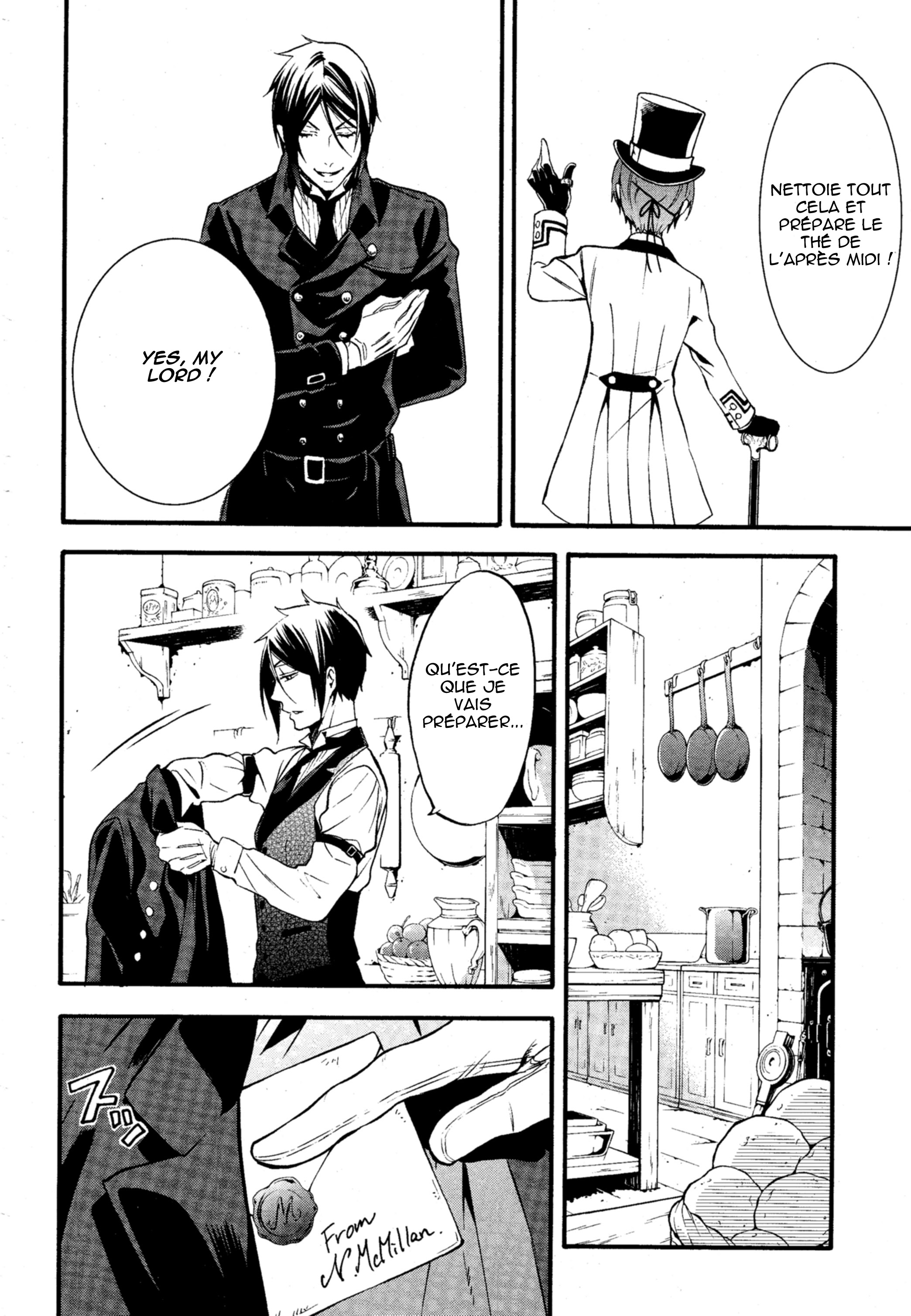 Read Black Butler FR Manga Online