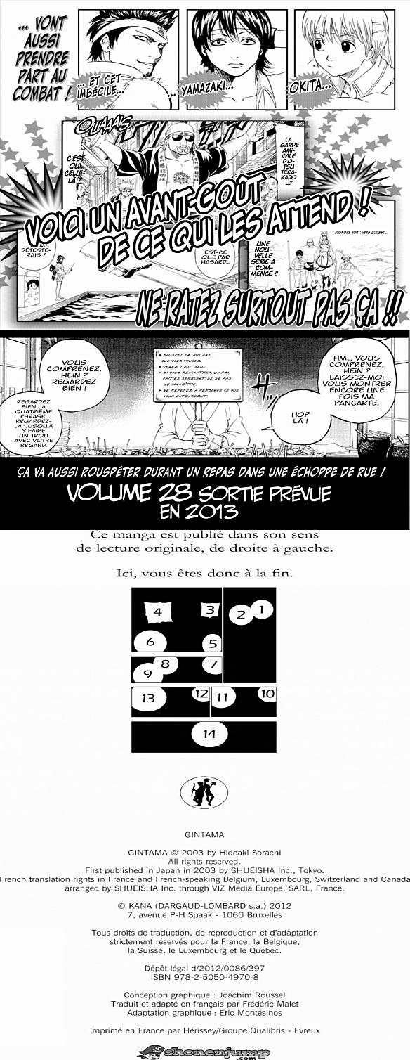 Read Gintama FR Manga Online