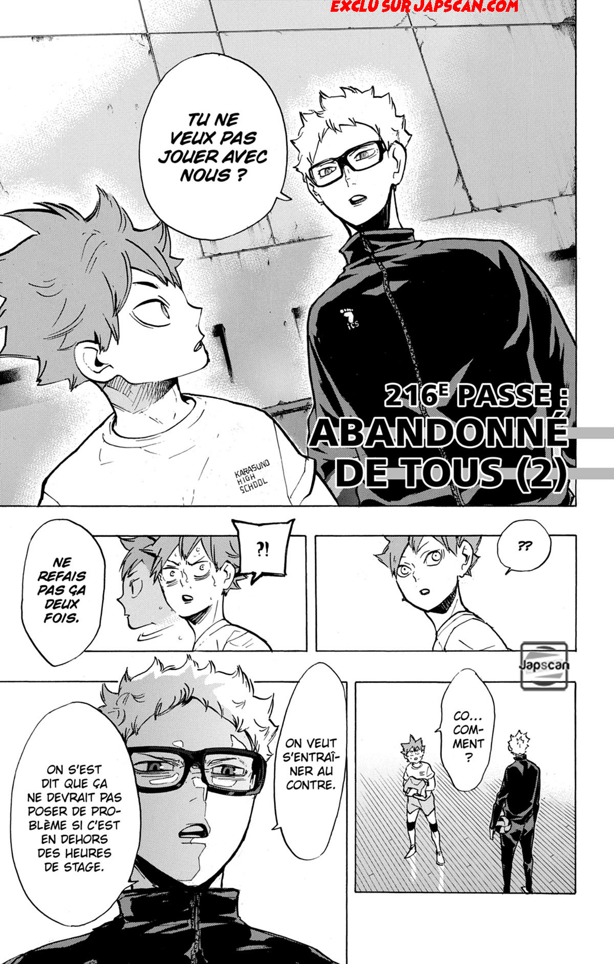 Read Haikyuu FR Manga Online