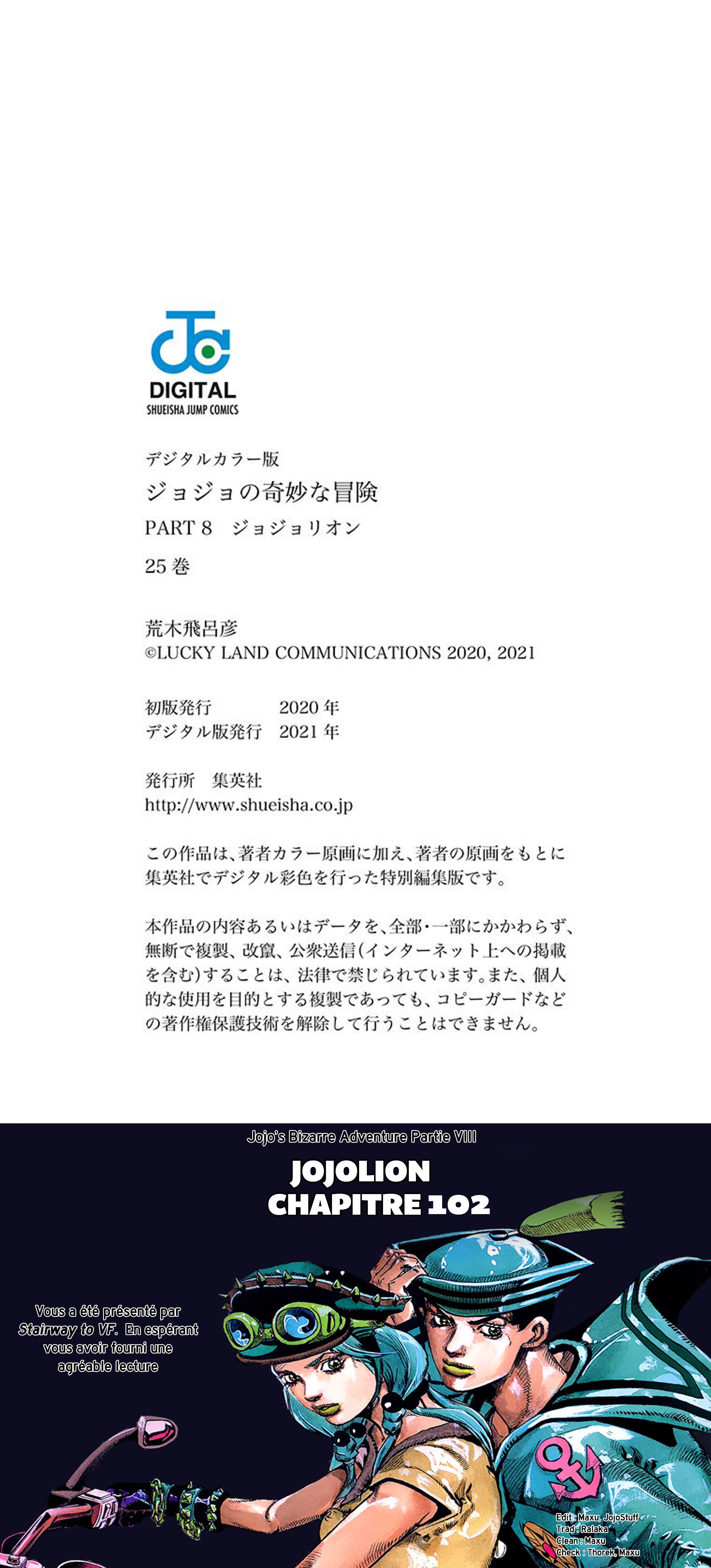 Read JoJo's Bizarre Adventure FR Manga Online