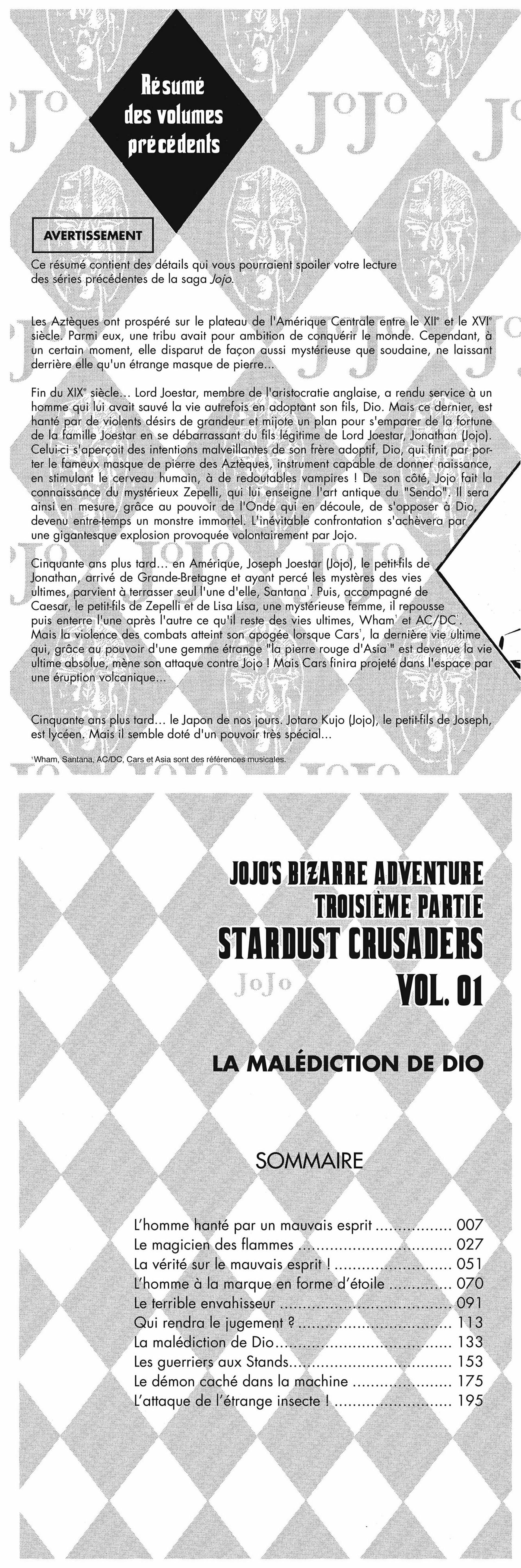Read JoJo's Bizarre Adventure FR Manga Online