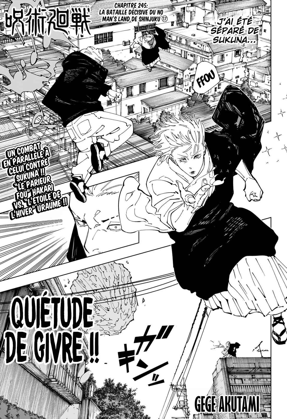 Read Jujutsu Kaisen FR Manga Online