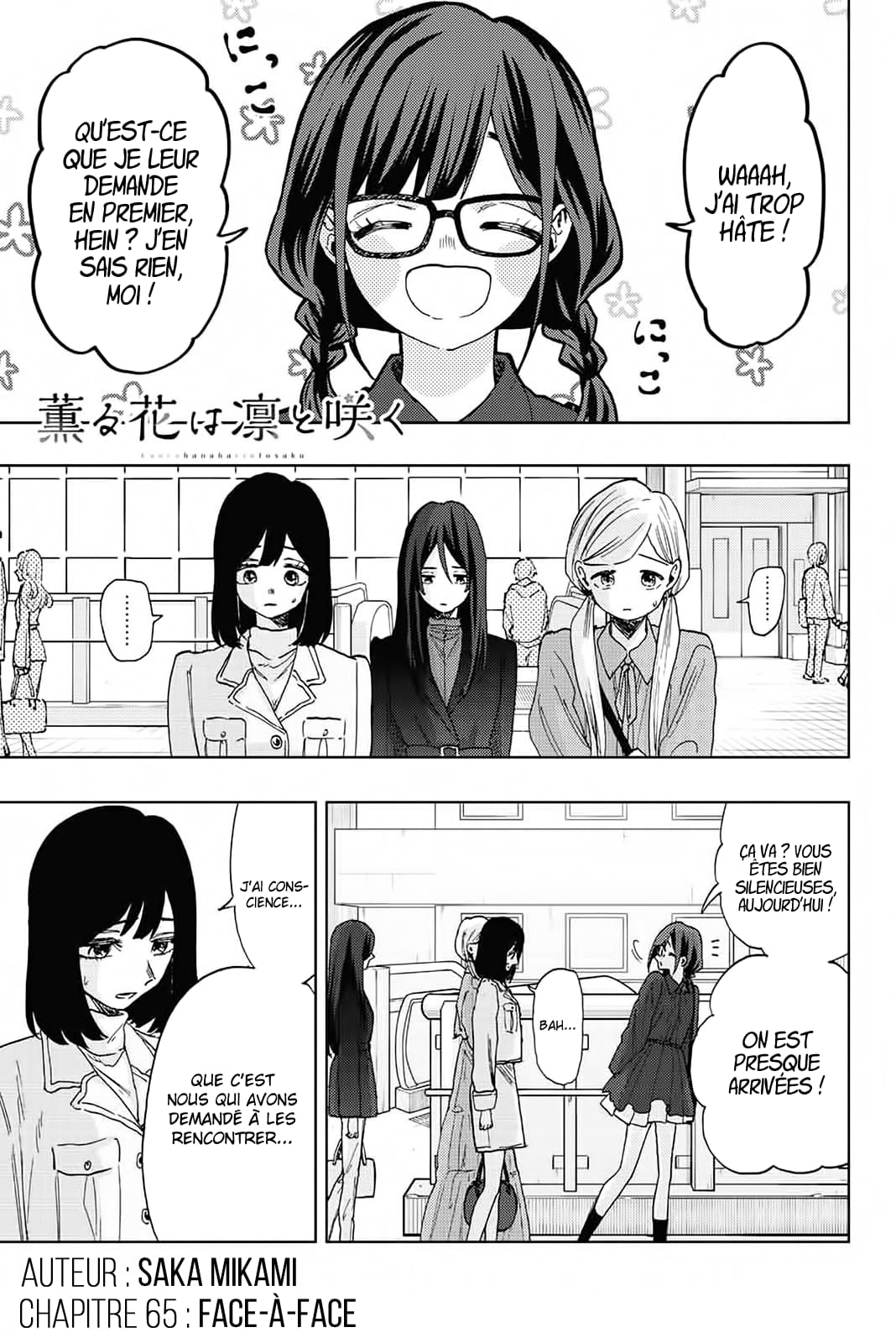 Read Kaoru Hana wa Rin to Saku FR Manga Online
